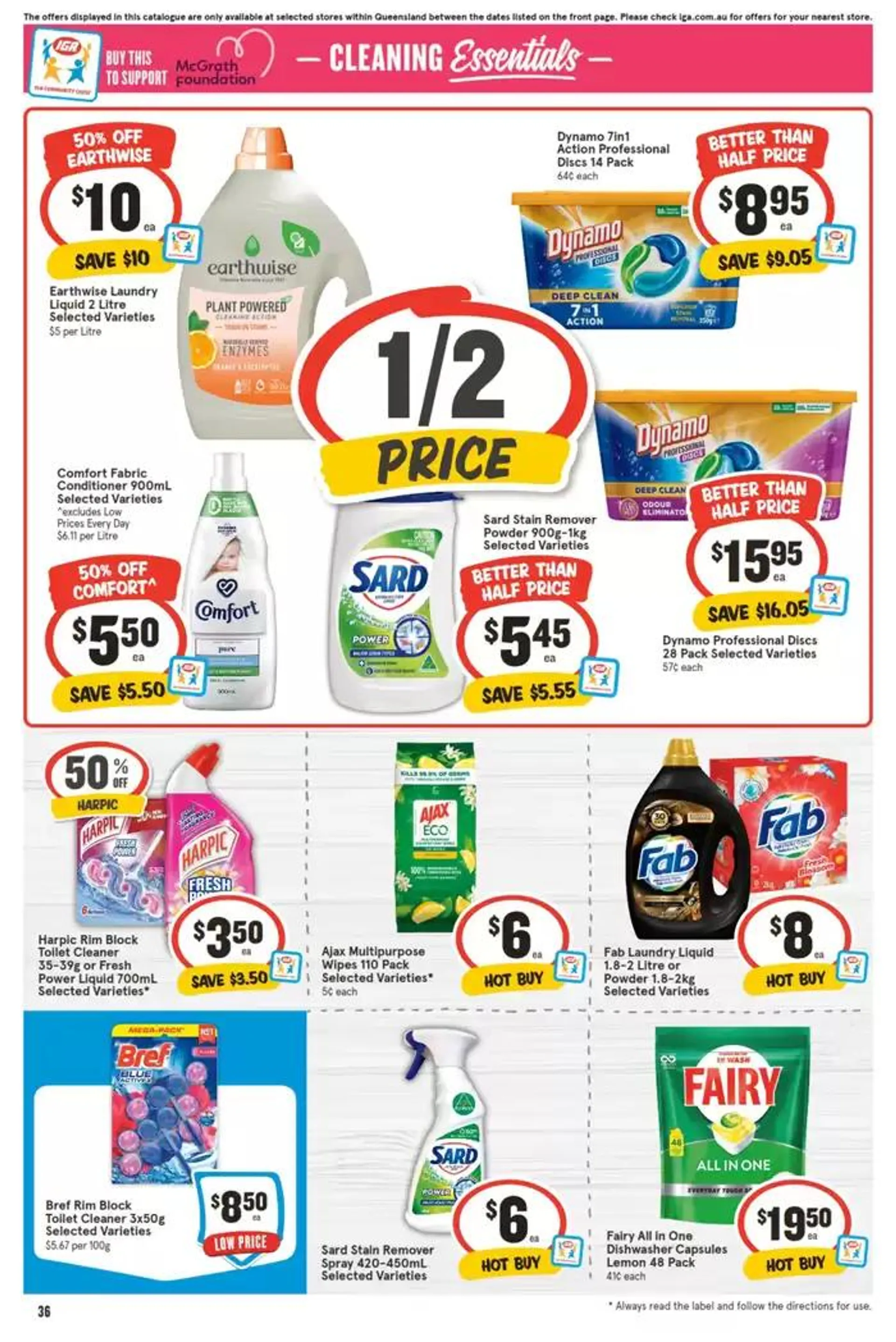 IGA - 1/2 Price - 23/10 - Catalogue valid from 23 October to 29 October 2024 - page 36