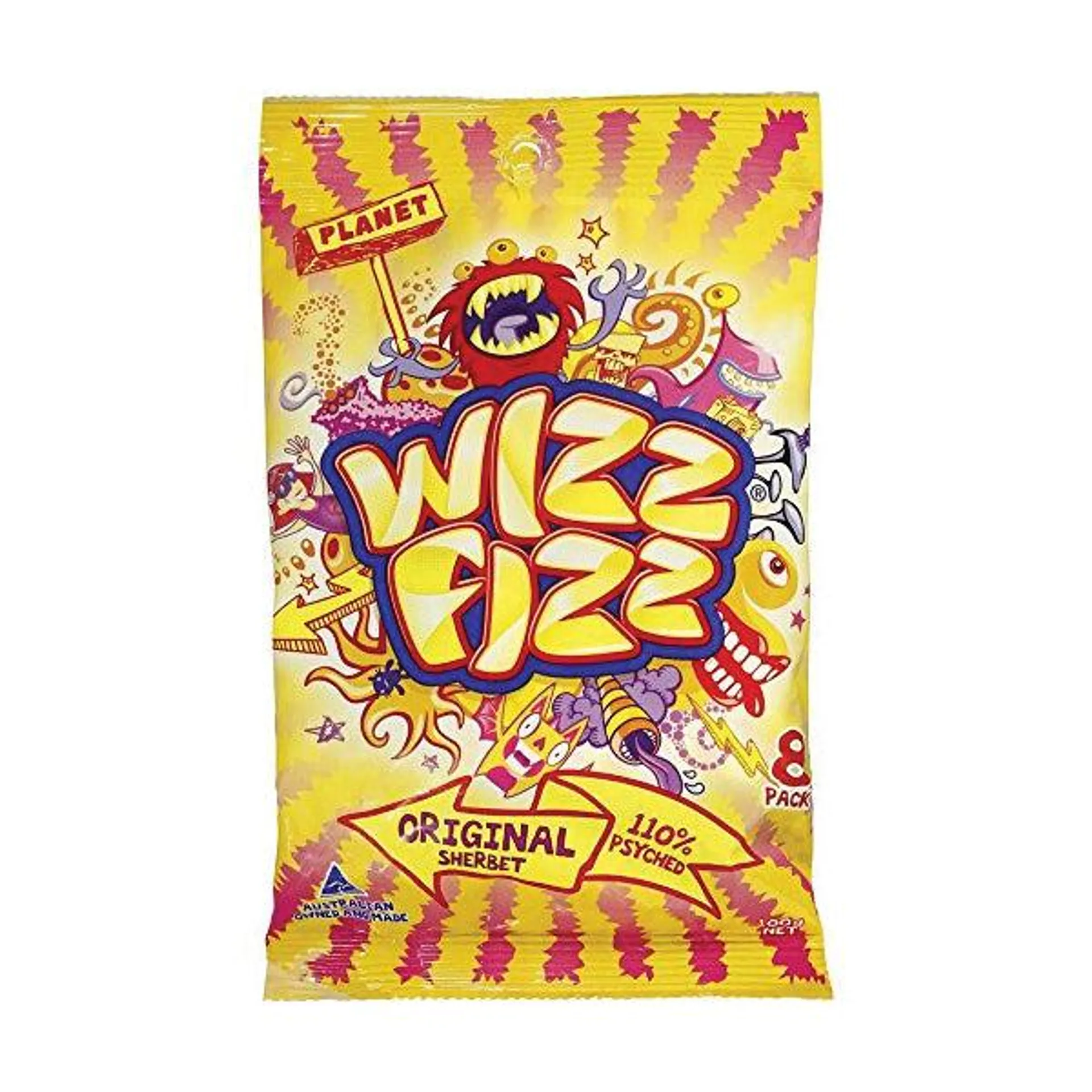 Wizz Fizz Sherbet 100g 8-pack