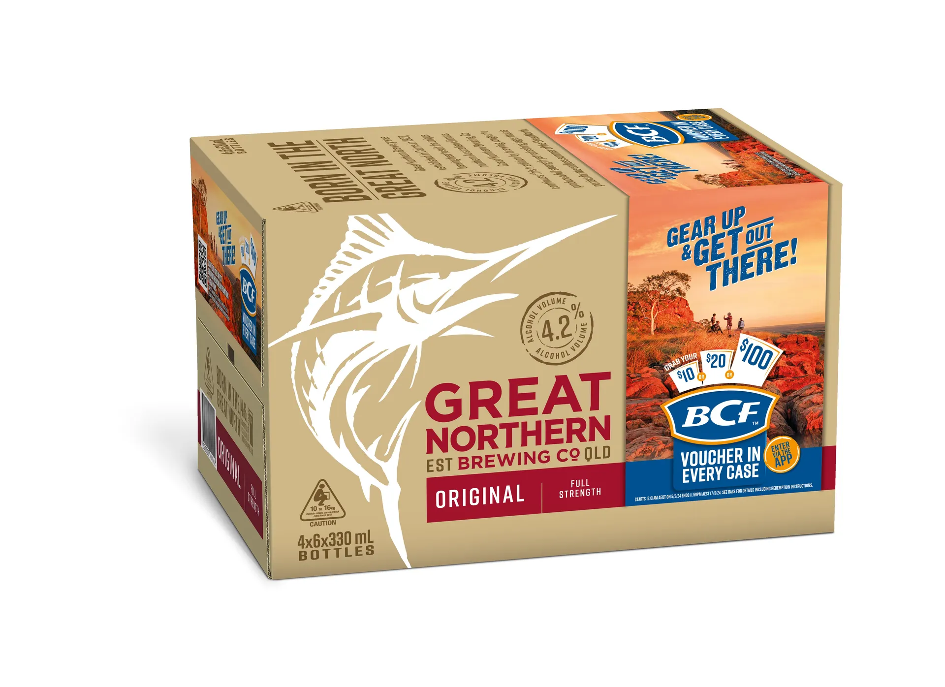 Great Northern Original Bottle 24X330ML