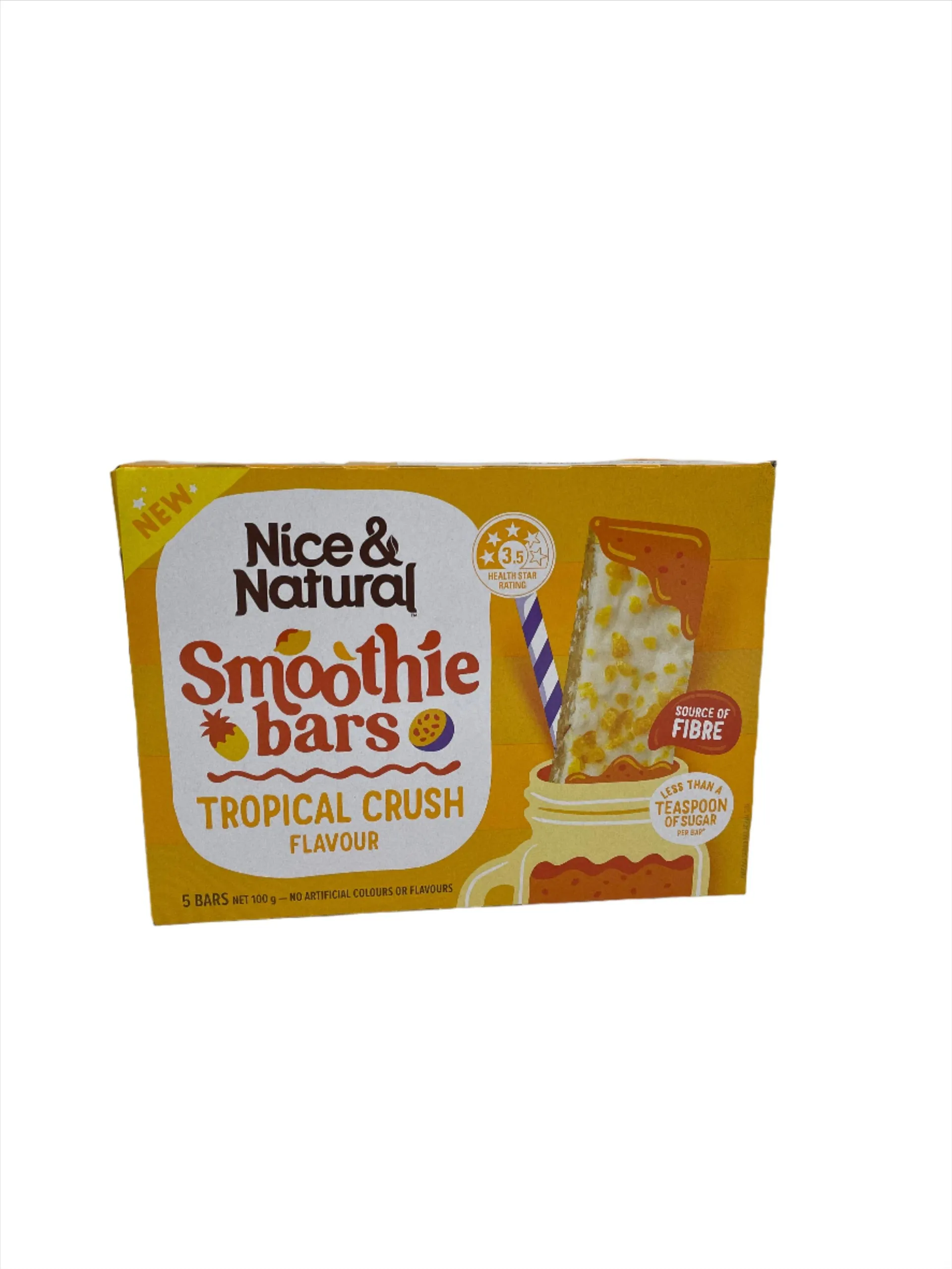 Nice & Natural Tropical Smoothie Bars 5pk