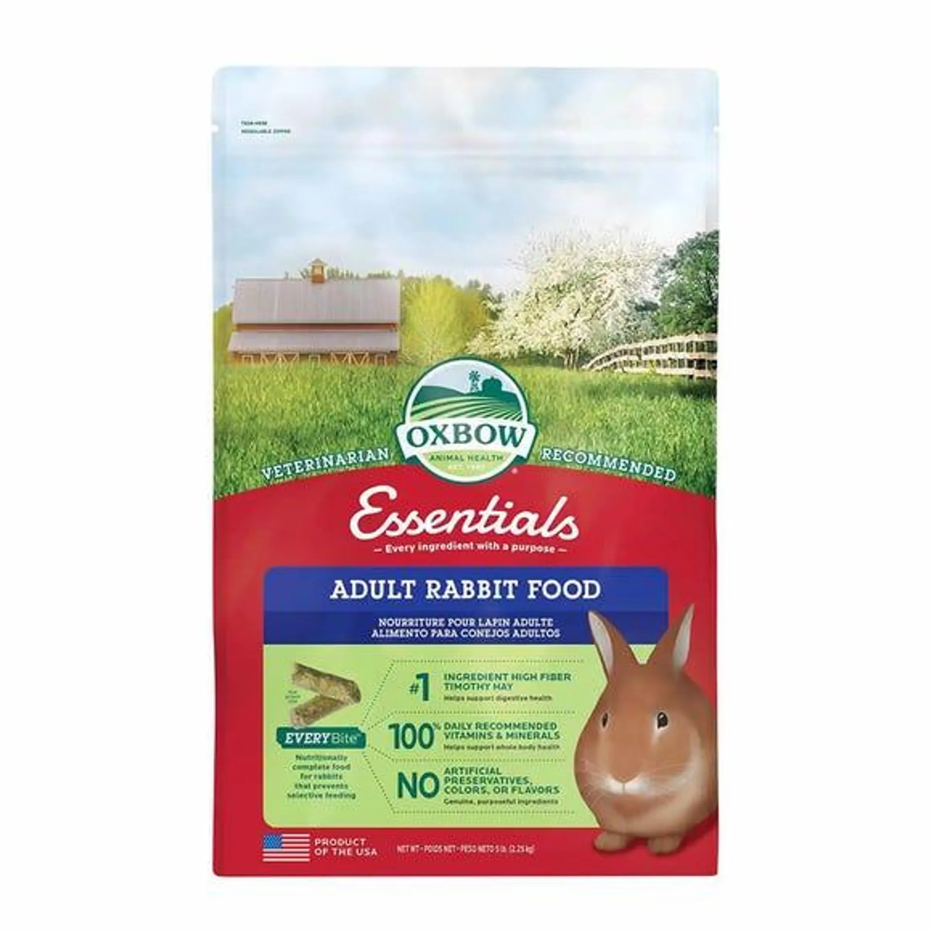 Oxbow Essentials Adult Rabbit 2.25Kg