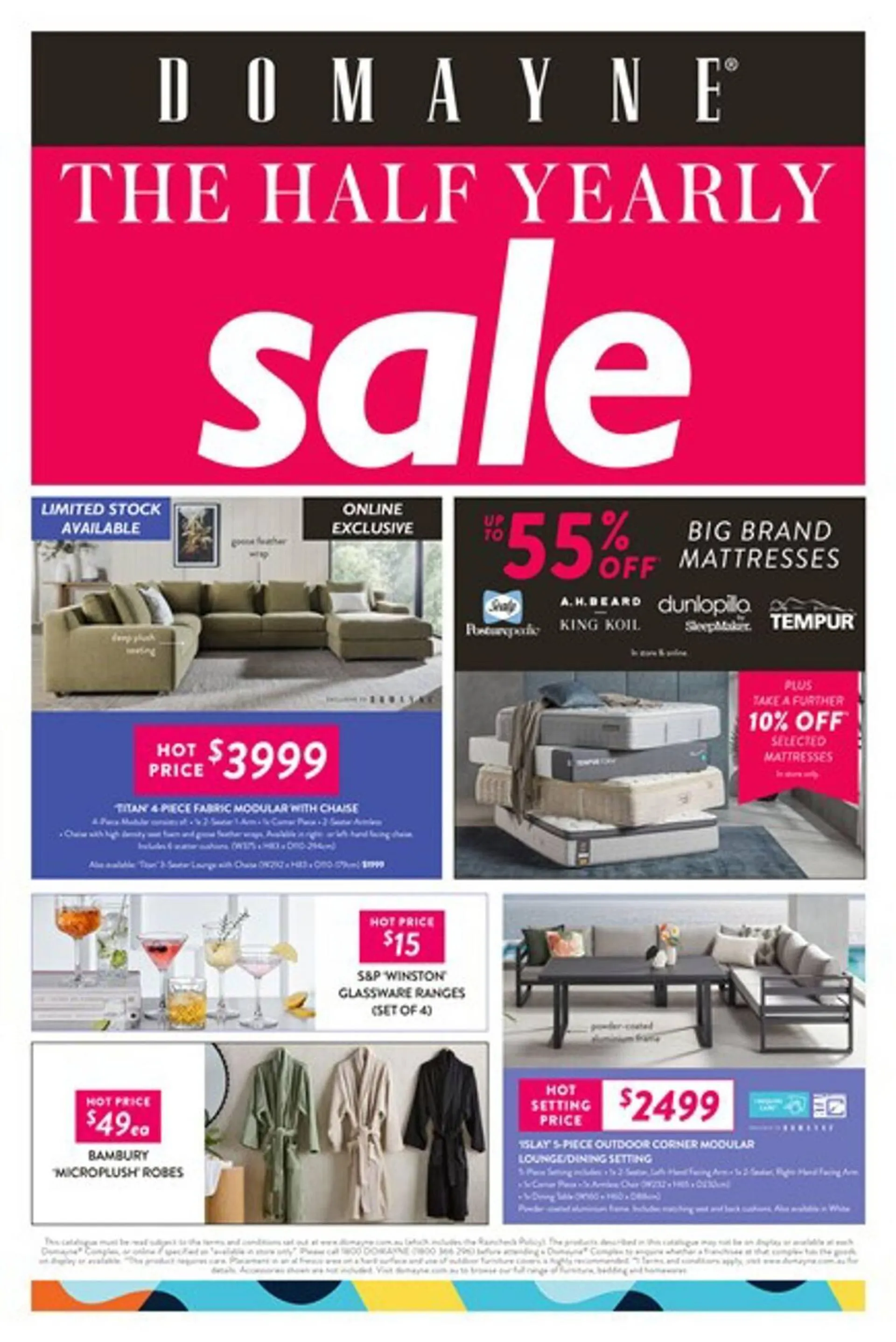 Domayne catalogue - Catalogue valid from 29 May to 11 June 2025 - page 1
