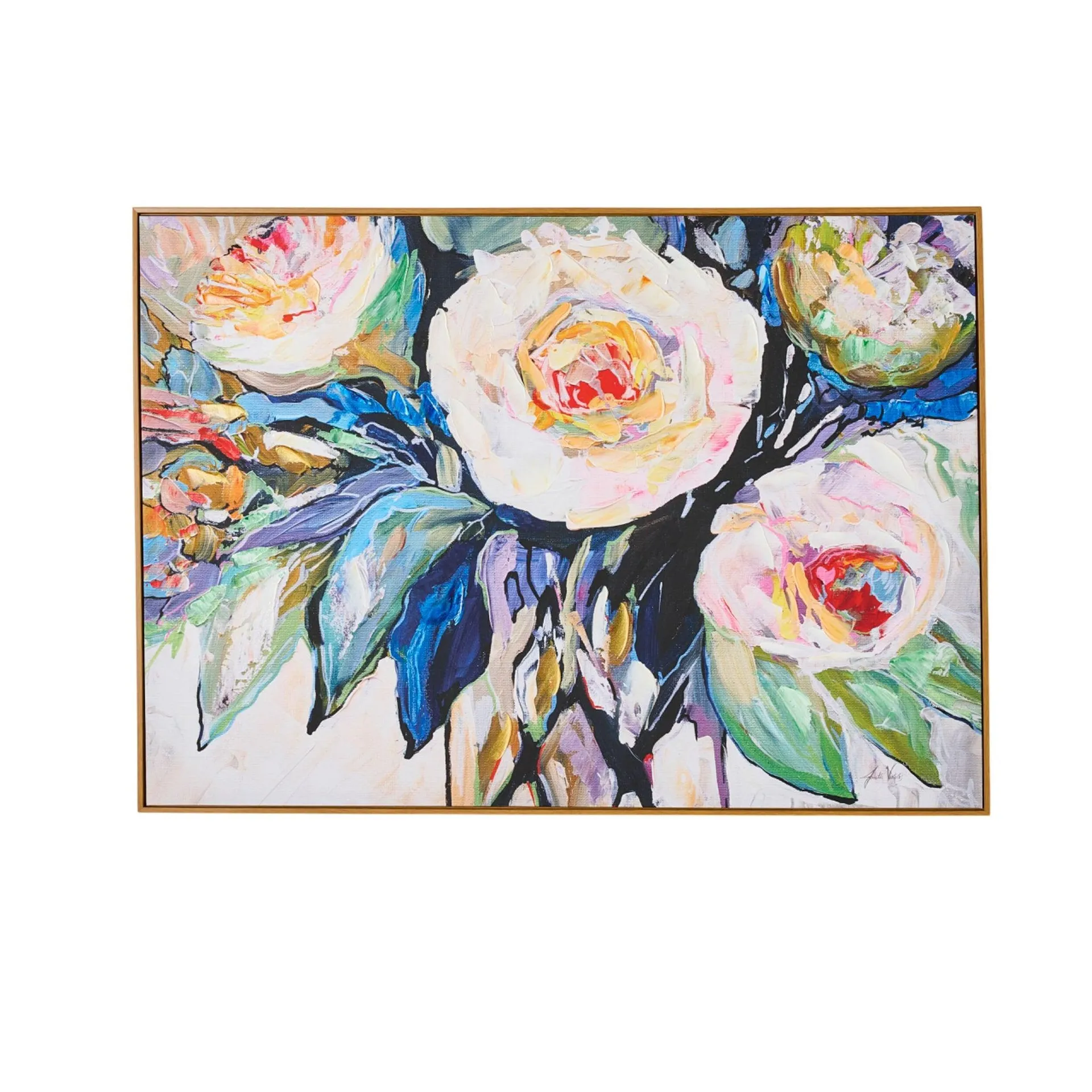 Whitneys Bouquet Framed Print 140x100cm