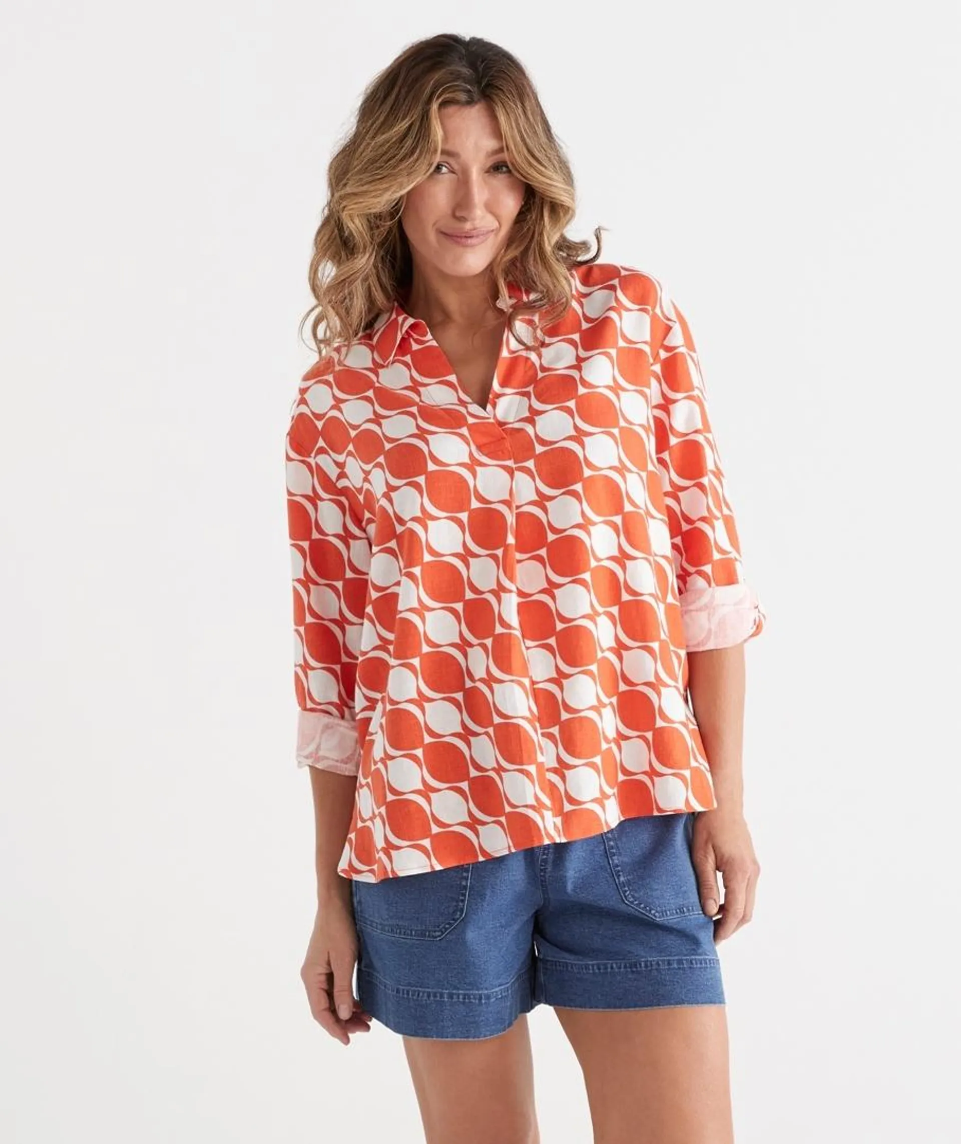 Ripple Geo Collared Popover