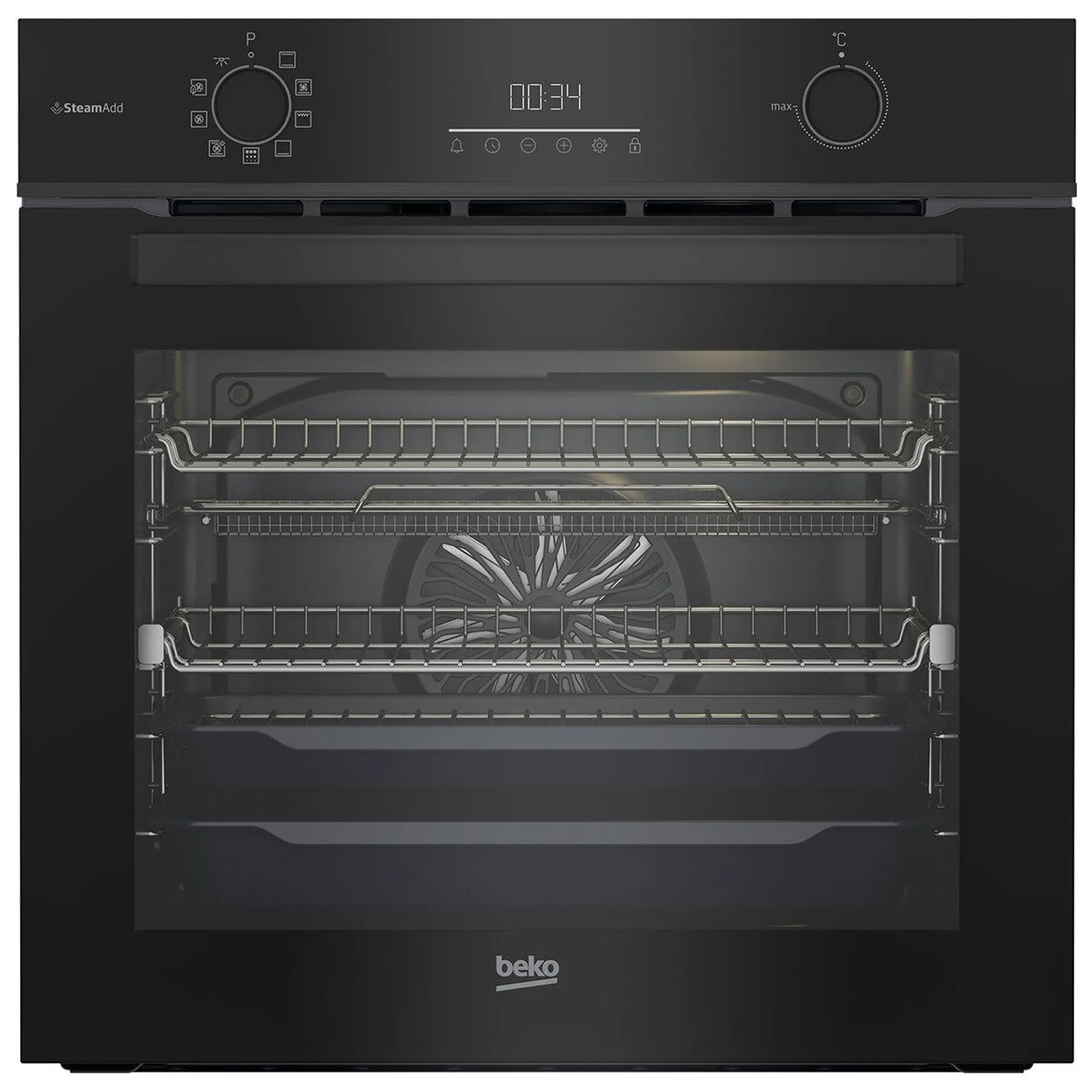 Beko 60cm Multifunction Oven with SteamAdd and Airfry BBO6851MDX