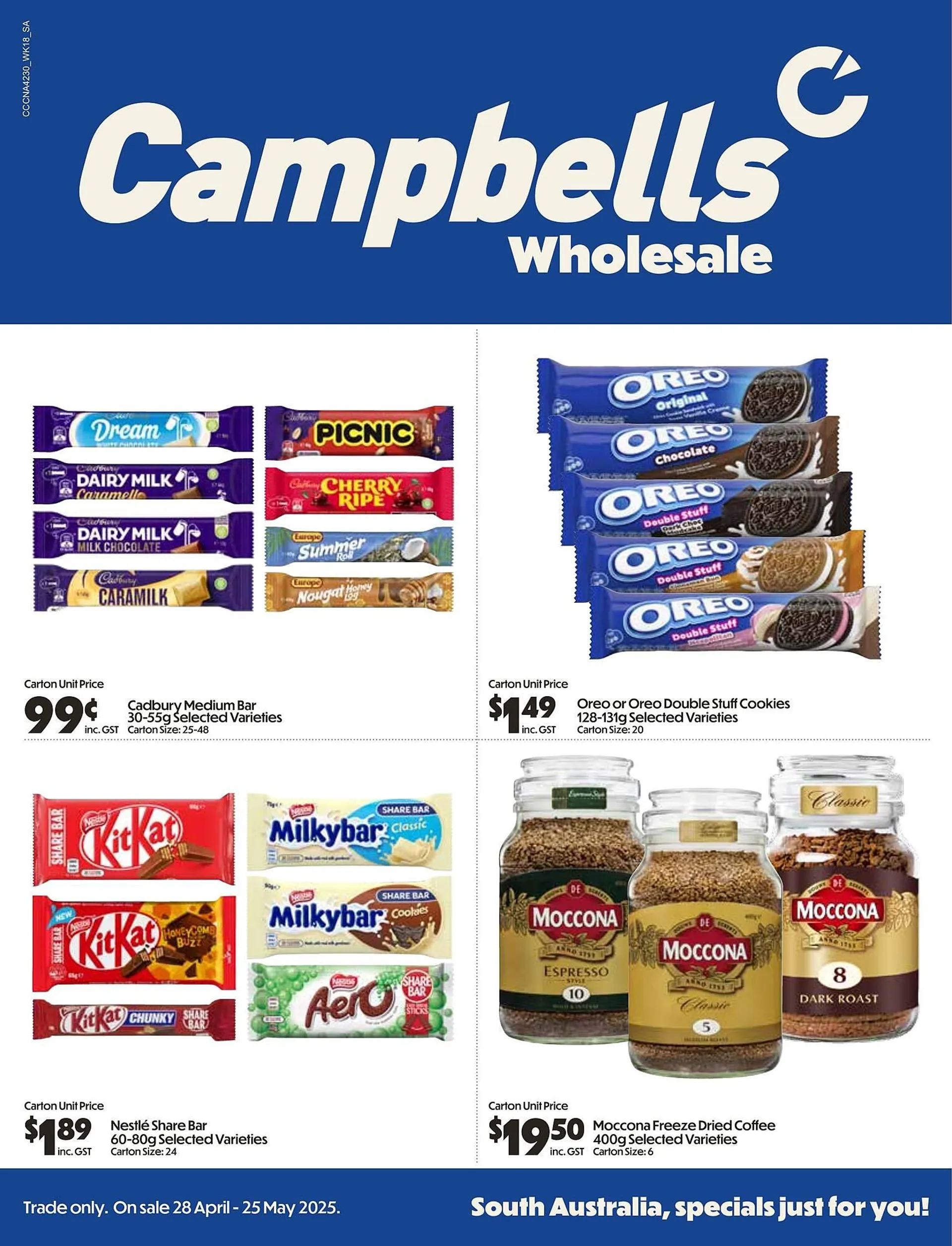 Campbells Wholesale catalogue - 1