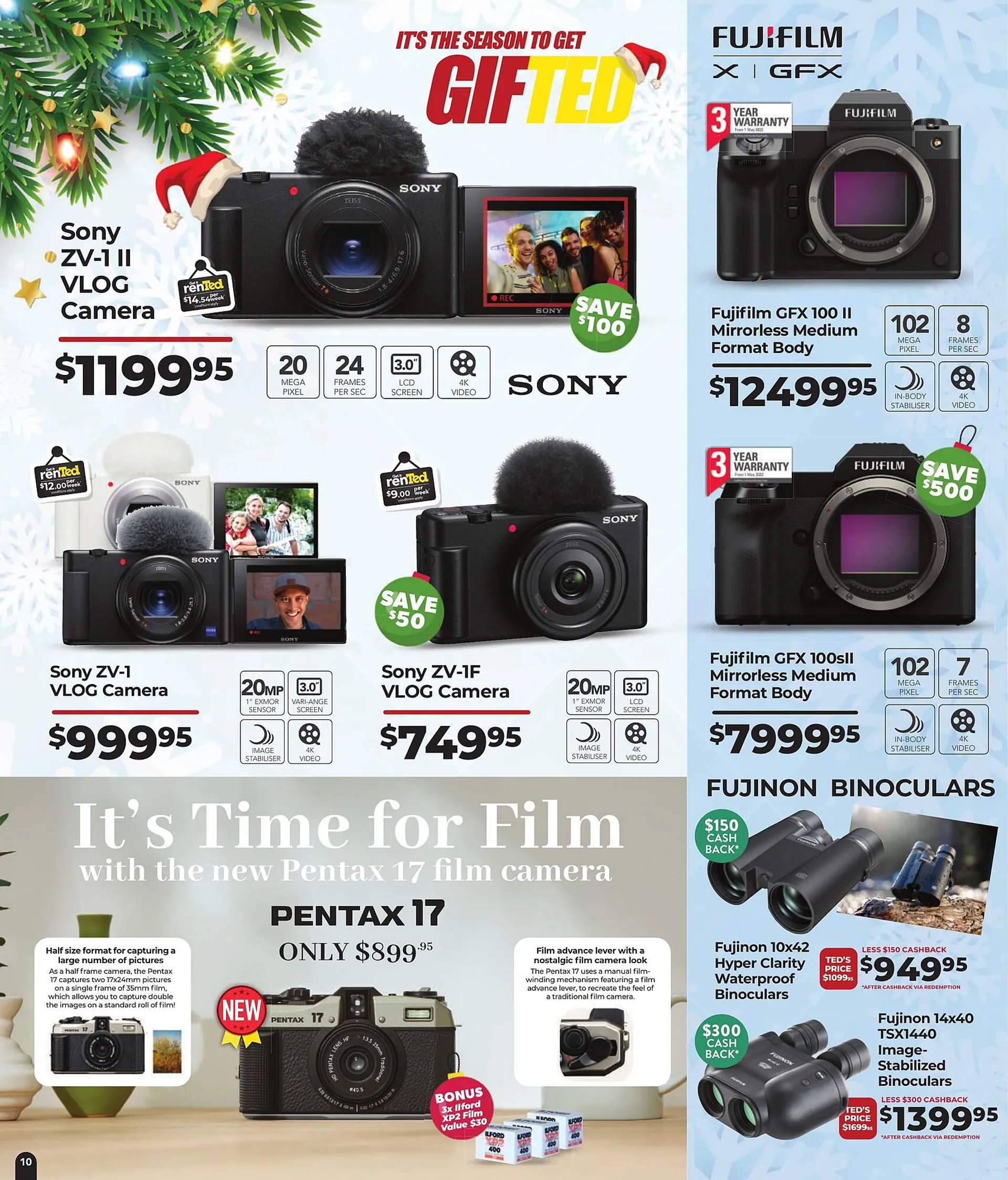 Teds Cameras catalogue - Catalogue valid from 5 December to 20 December 2024 - page 10