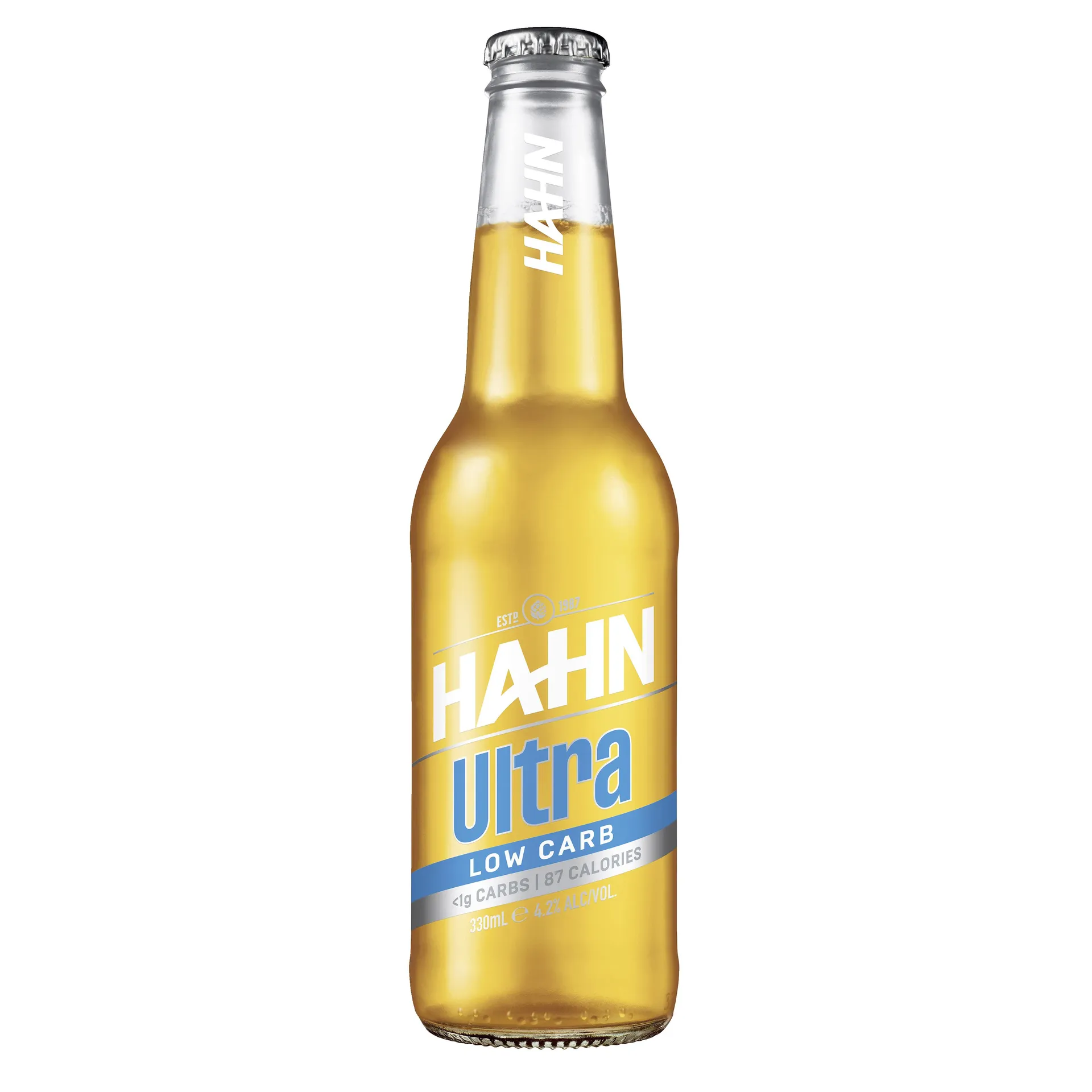 Hahn Ultra Zero Carb 4.2% Bottle 24X330ML