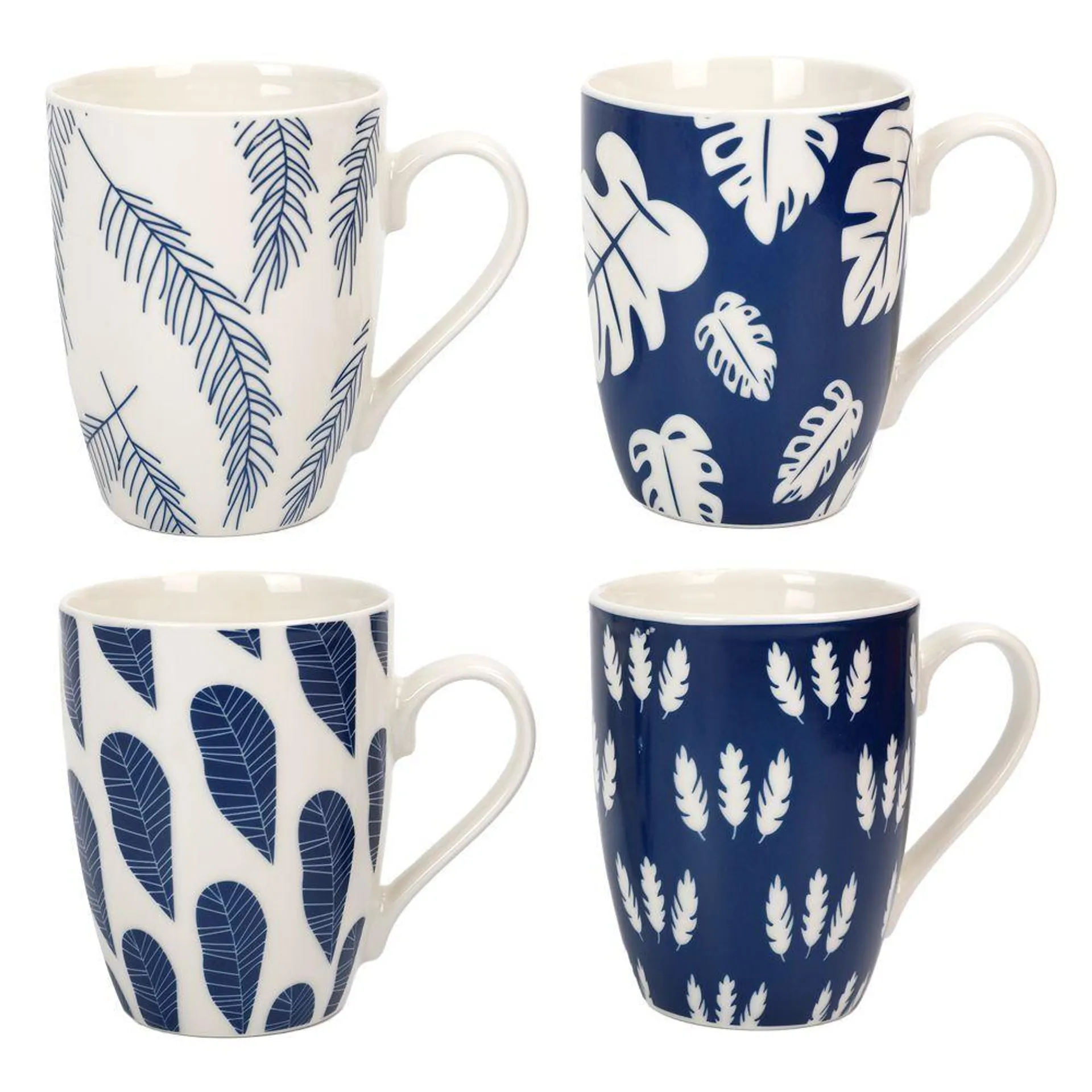 Coffee Mug Blue Palm Mix