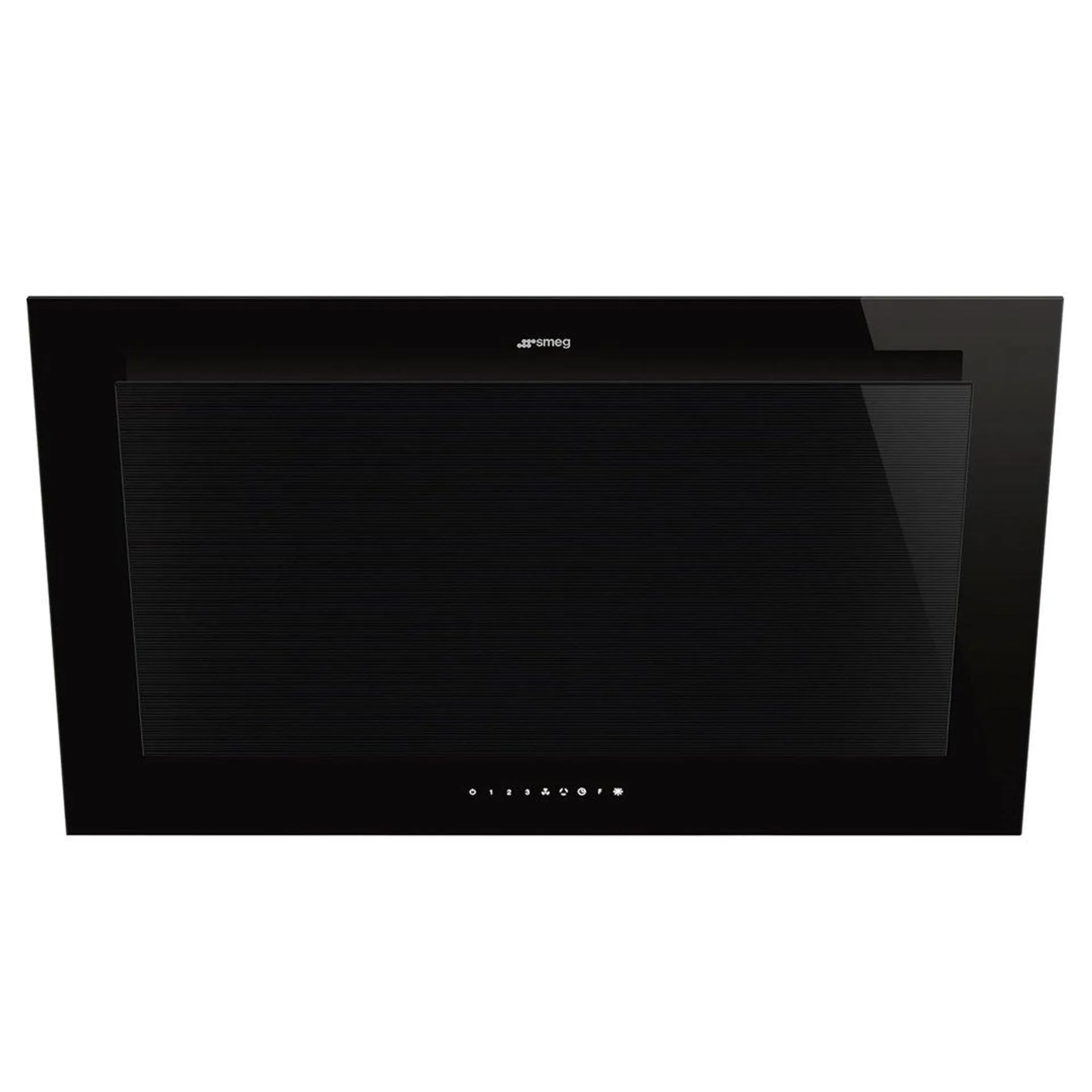 Smeg Linea 90cm Vertical Rangehood - Midnight Black KV194B3