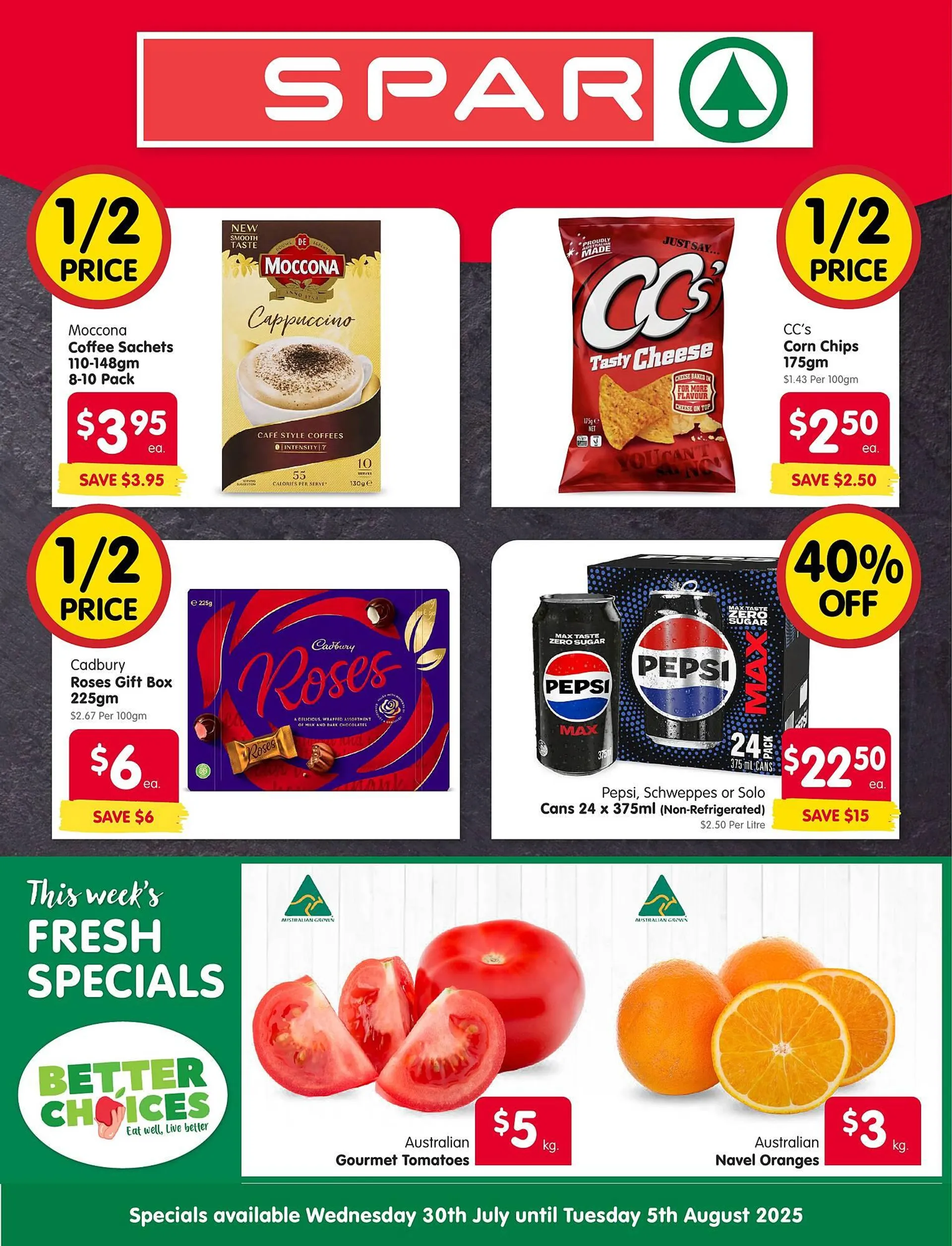 Spar catalogue - Catalogue valid from 30 July to 5 August 2025 - page 1