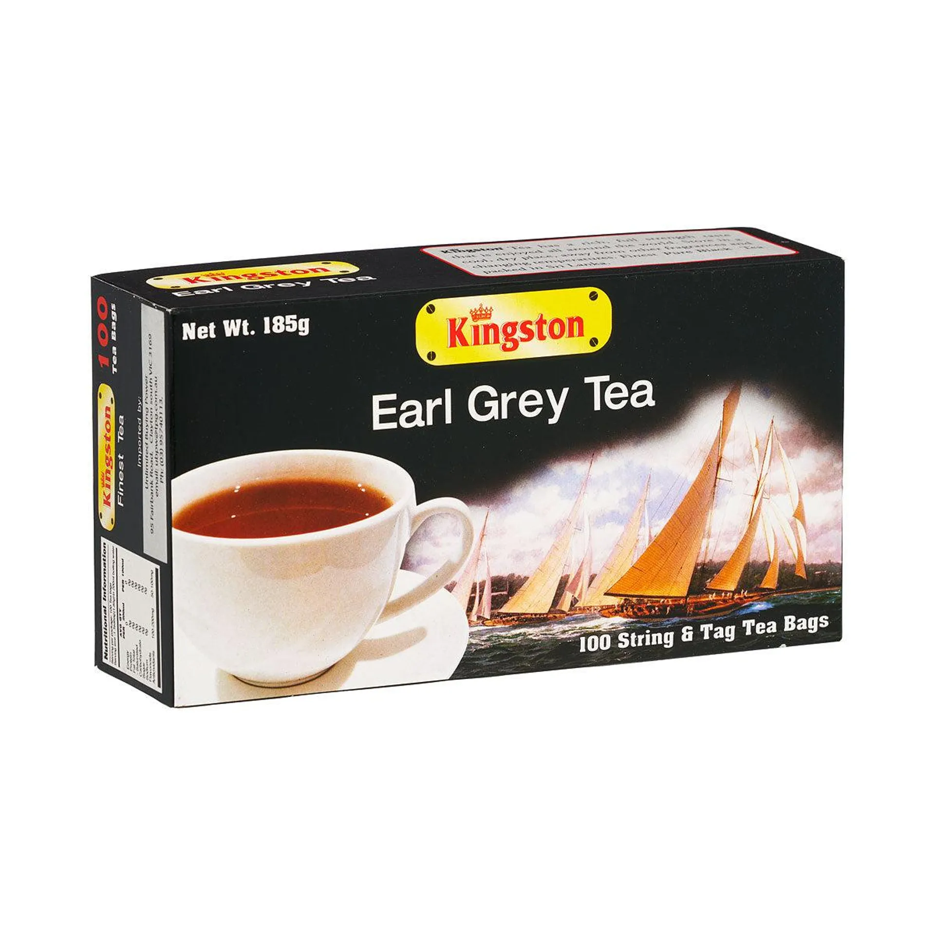 Kingston Tea Earl Grey 1000pk