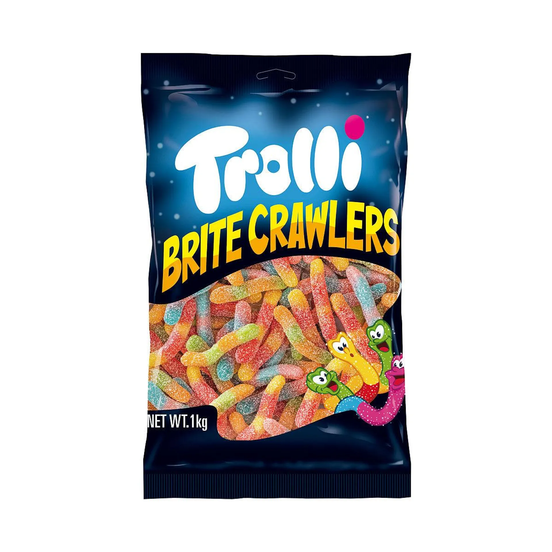 Trolli Brite Crawlers Snakes 1kg Bag