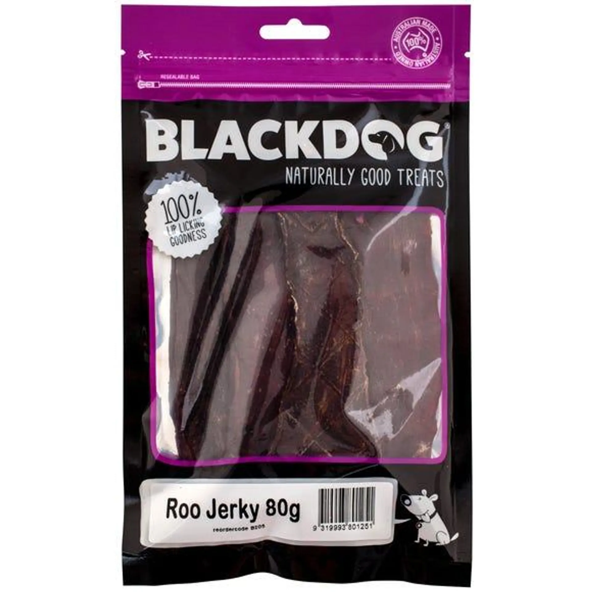 BLACKDOG Roo Jerky 80g