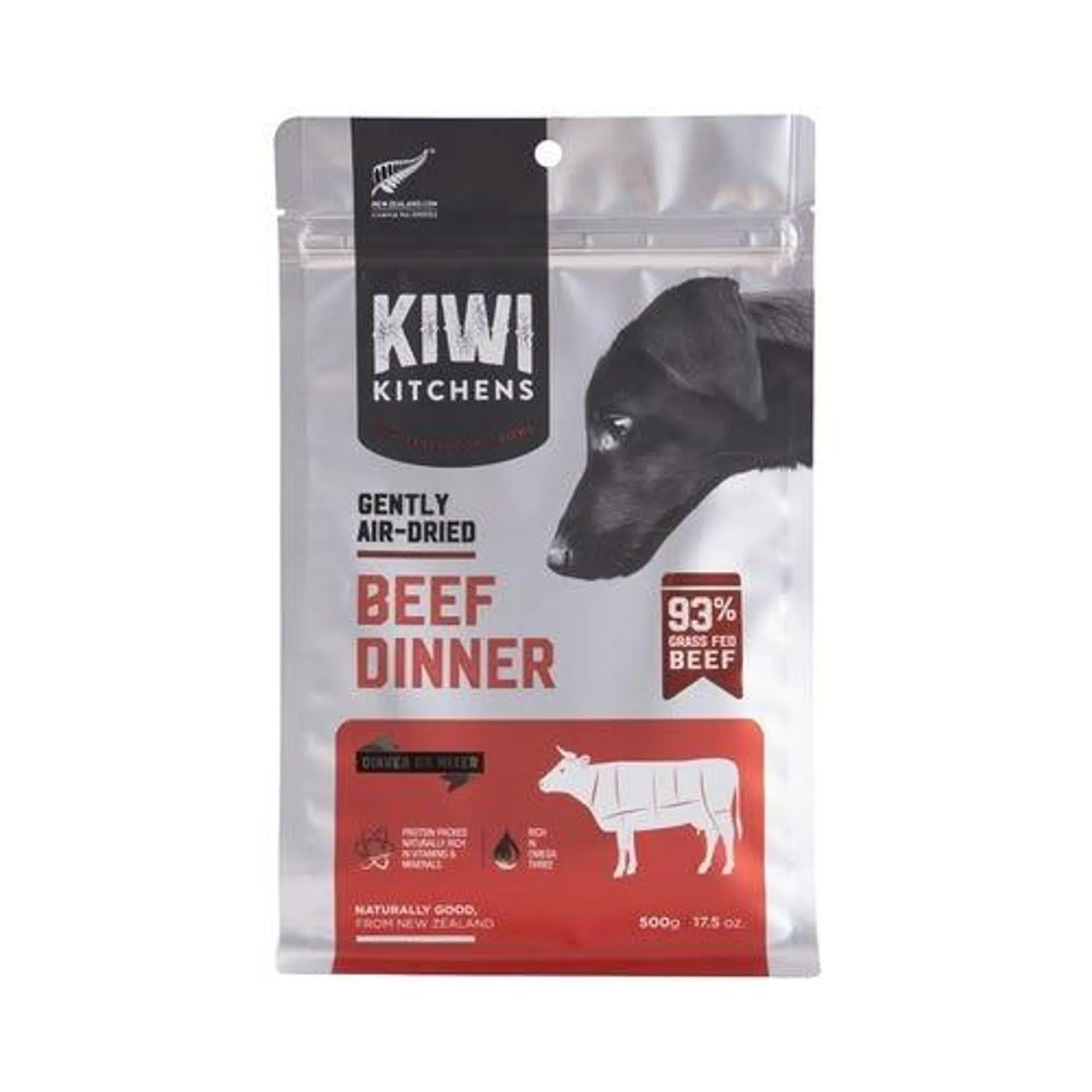 KIWI KITCHENS Dog Air Dried Beef 500g