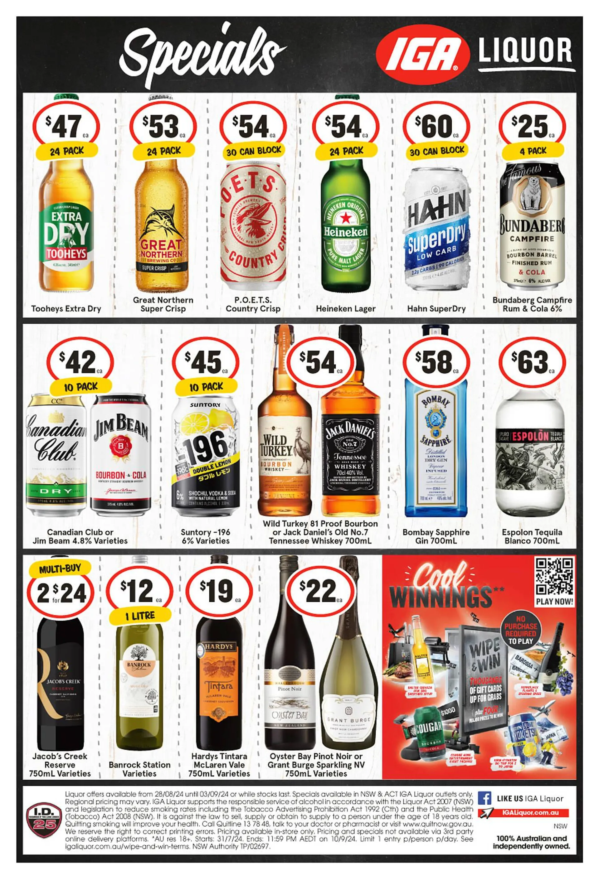 IGA Liquor catalogue - 1