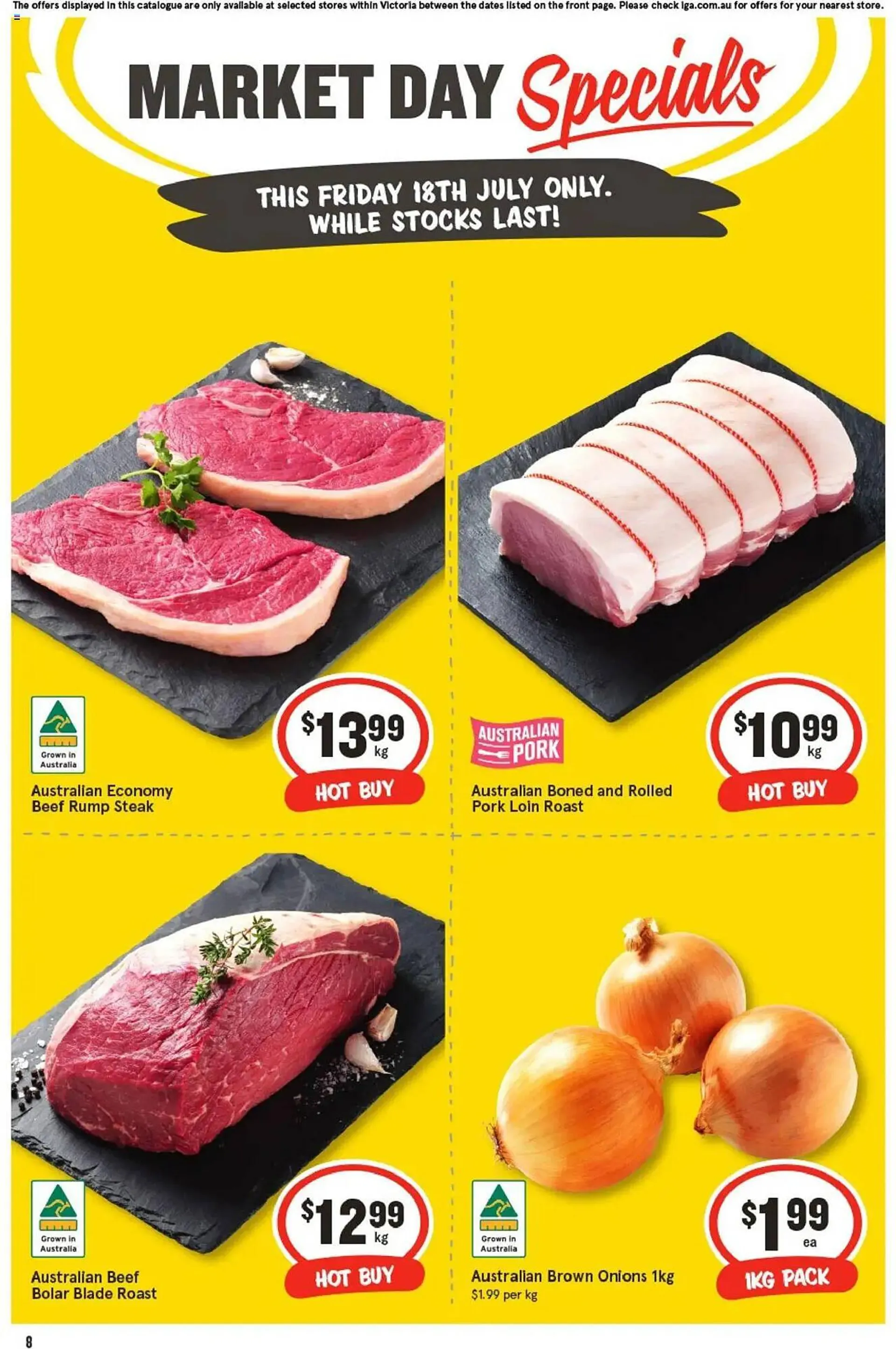 IGA catalogue - Catalogue valid from 17 July to 18 July 2025 - page 1