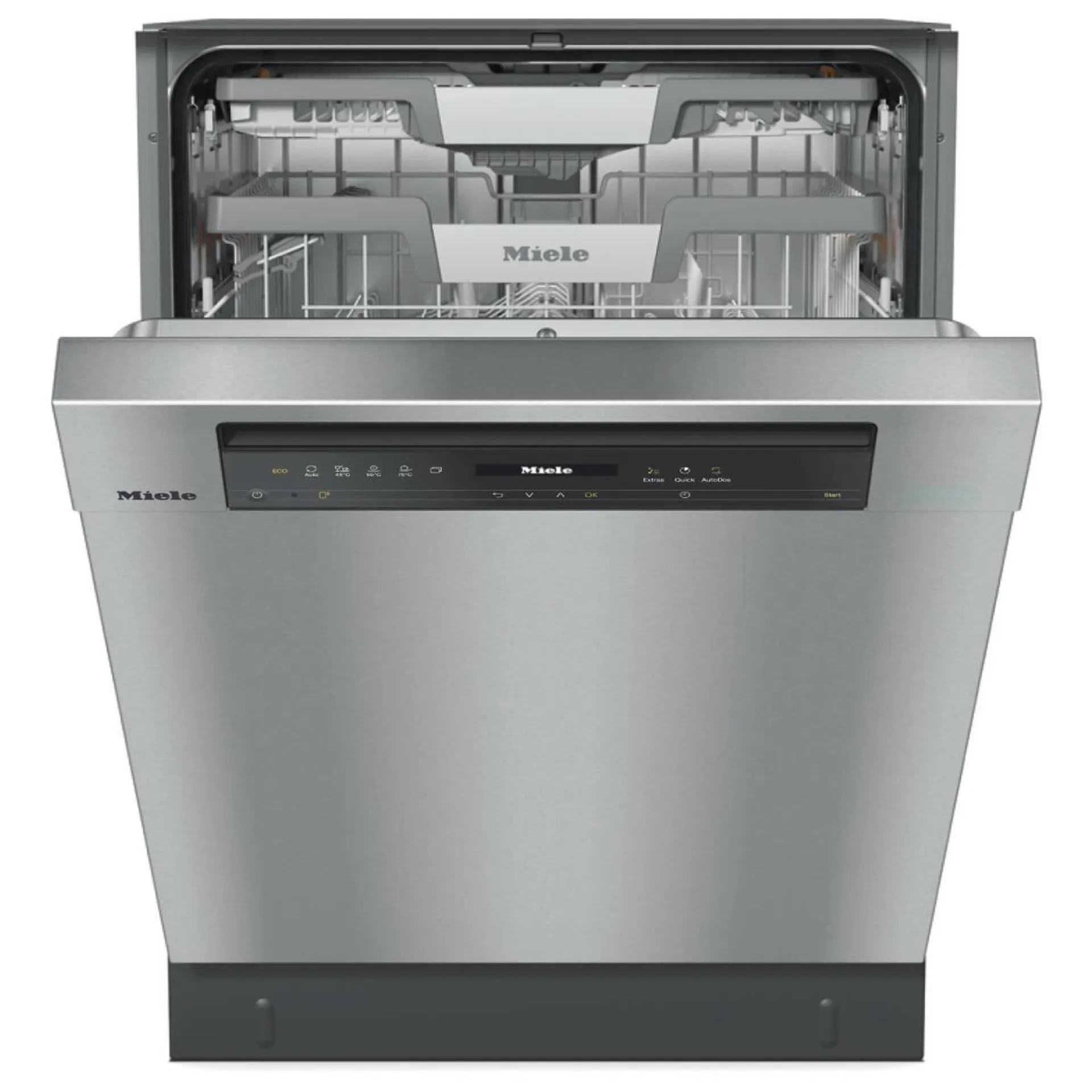 Miele Built-Under XXL Dishwasher with AutoDos Stainless Steel G7609SCUXXLCLST