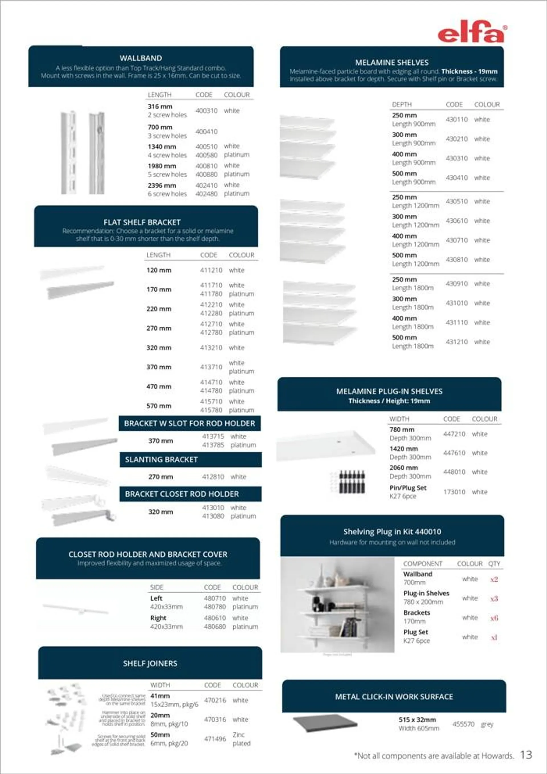 Elfa Product Brochure - Catalogue valid from 21 August to 31 December 2024 - page 13