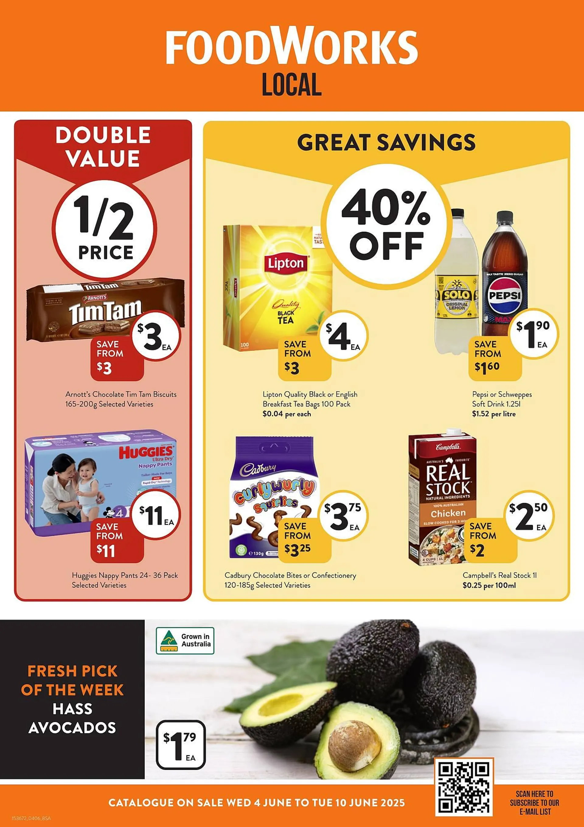 Foodworks catalogue - Catalogue valid from 4 June to 10 June 2025 - page 1