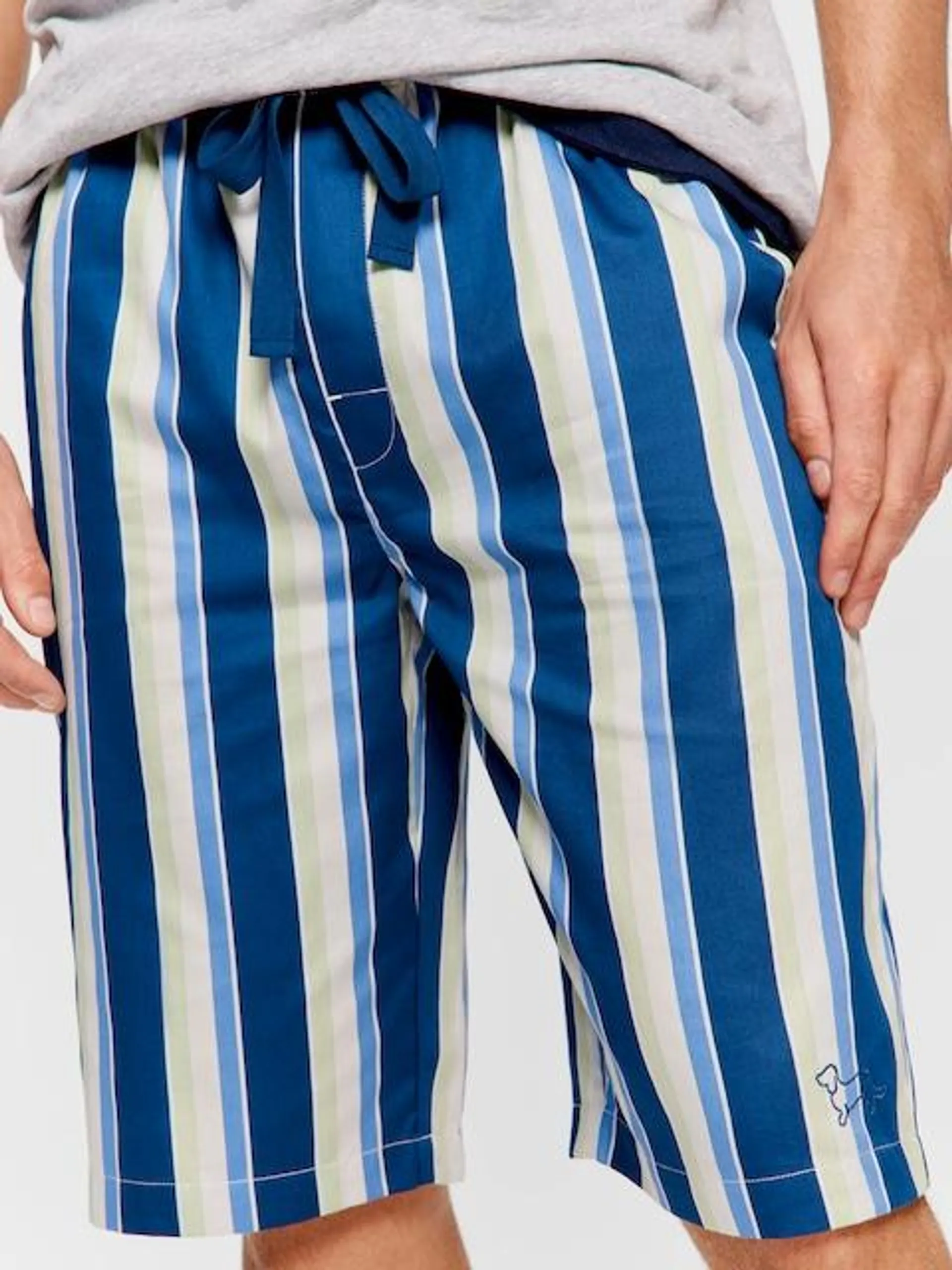 Blue Stripe Sleep Short