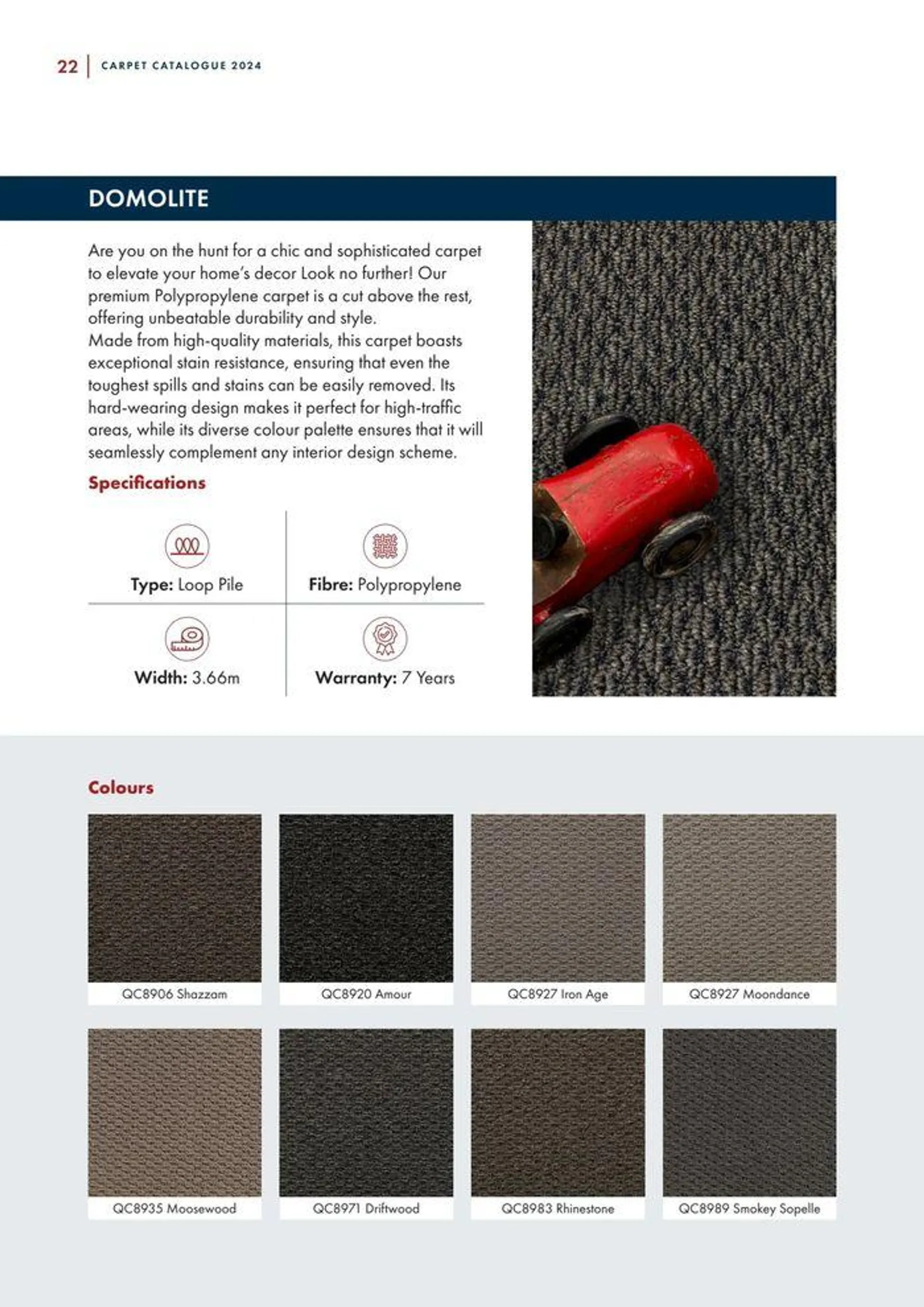 Carpet Catalogue - Catalogue valid from 24 September to 31 December 2024 - page 22