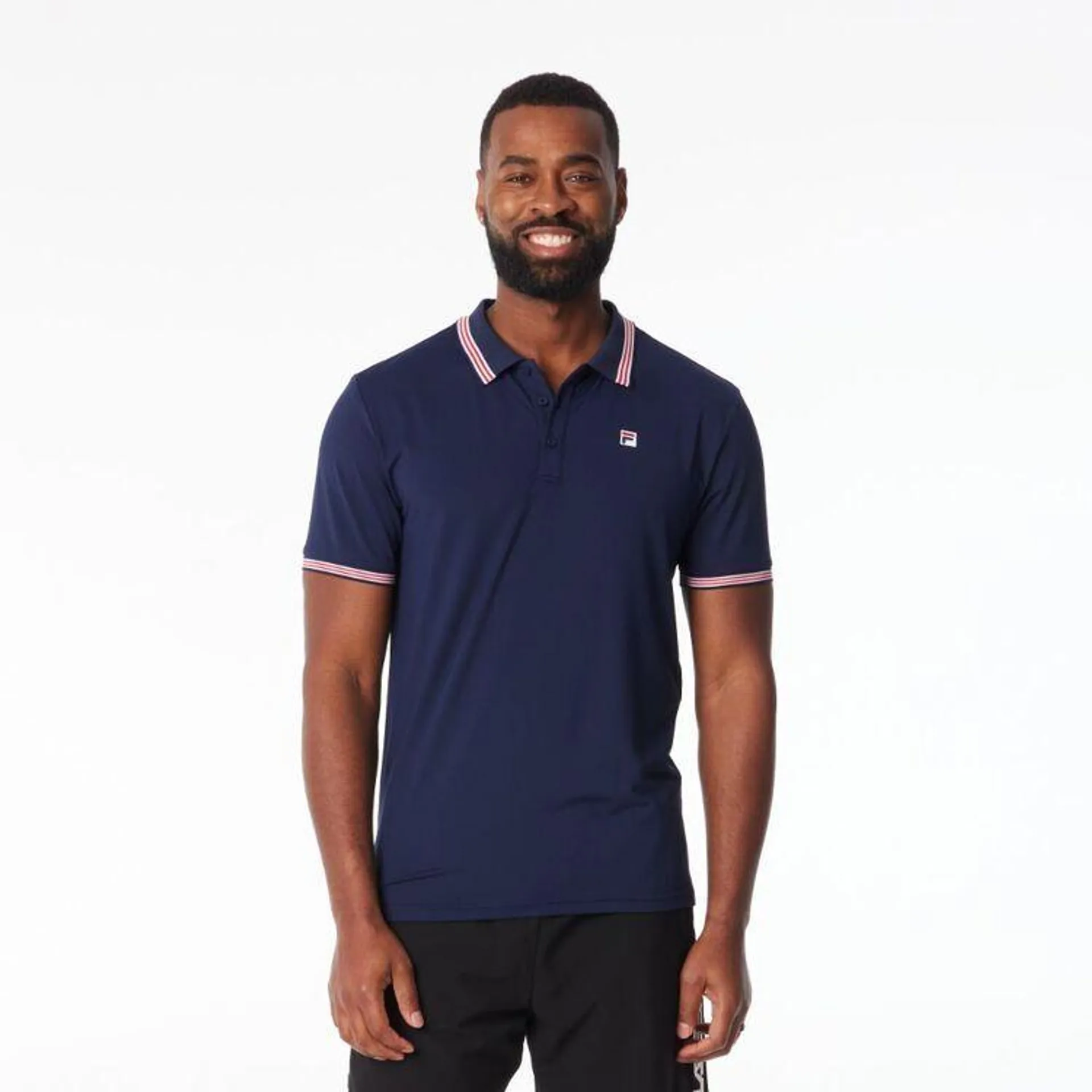 FILA Men’s Stephan Quick Dry Polo Shirt New Navy