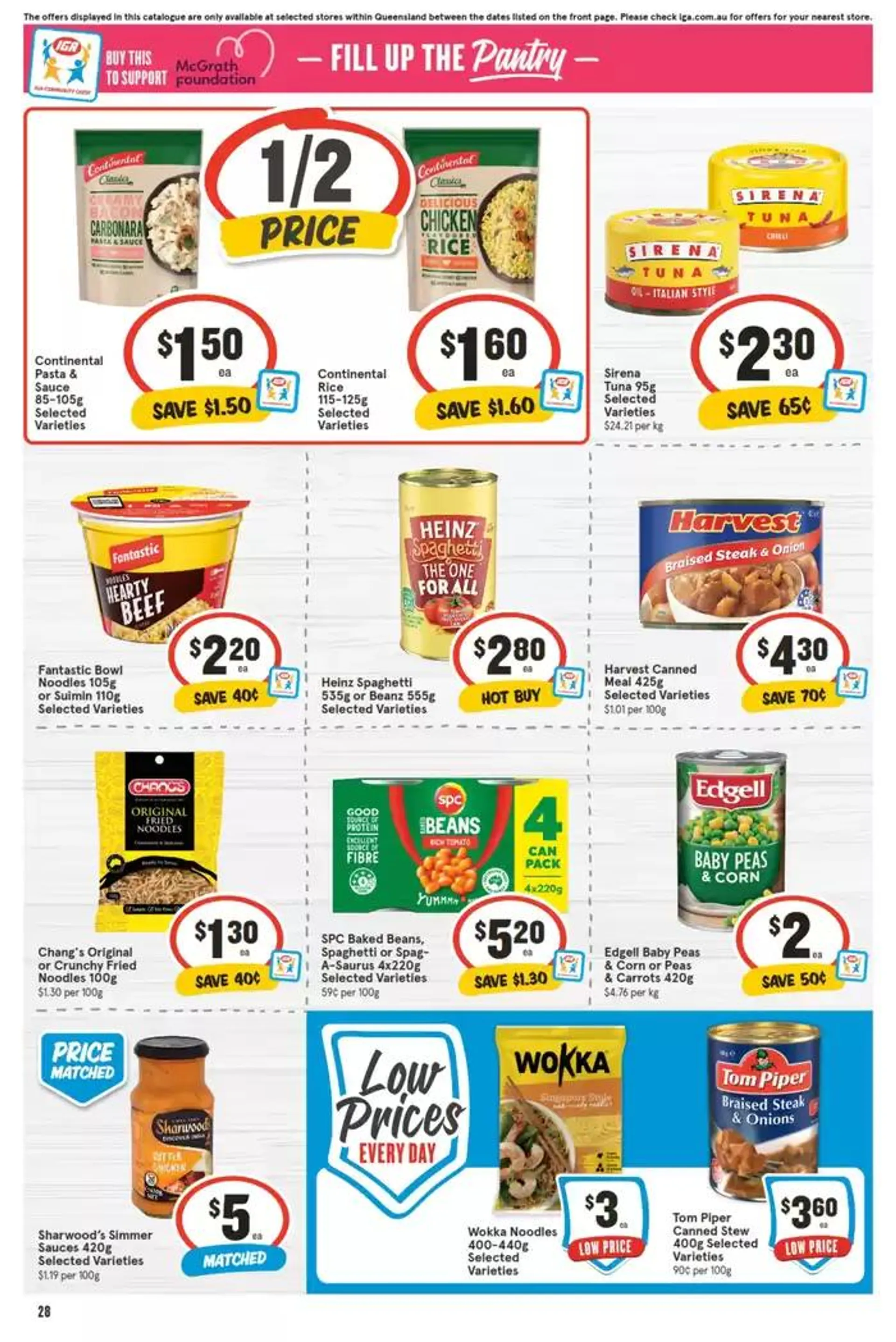 IGA - 1/2 Price - 23/10 - Catalogue valid from 23 October to 29 October 2024 - page 28