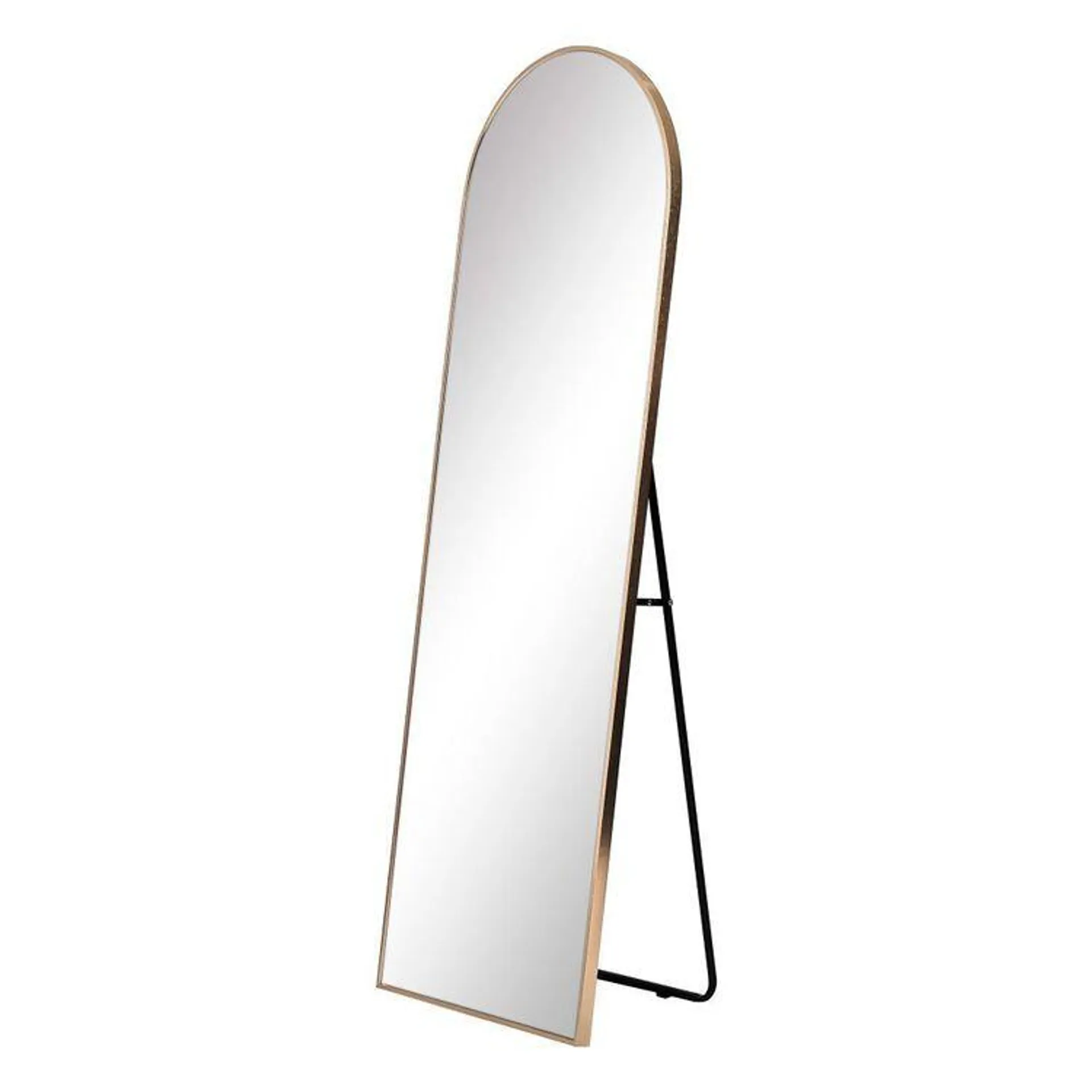 Frame Depot Floor Standing Arch Mirror Gold 45 x 150 cm