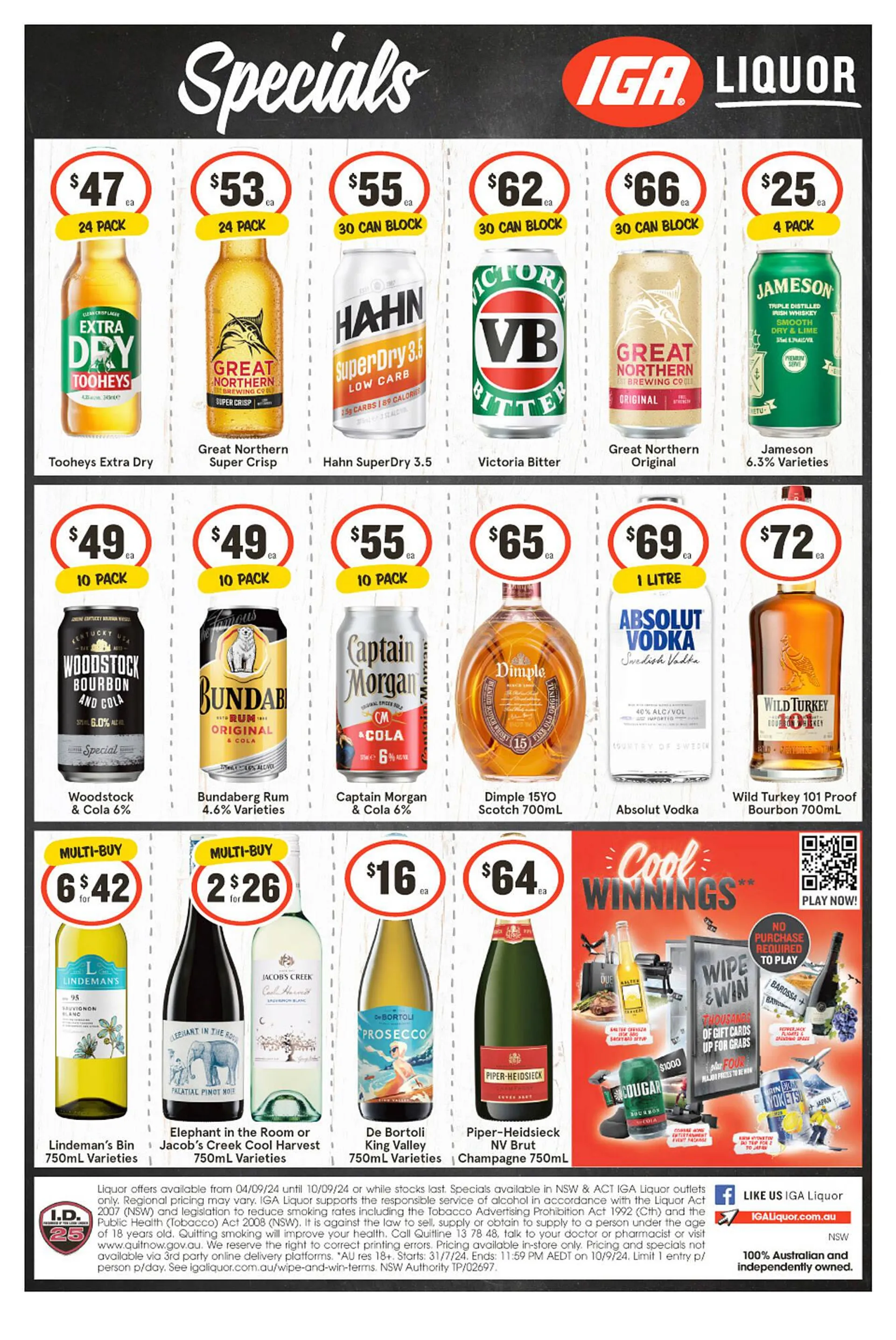 IGA Liquor catalogue - 1