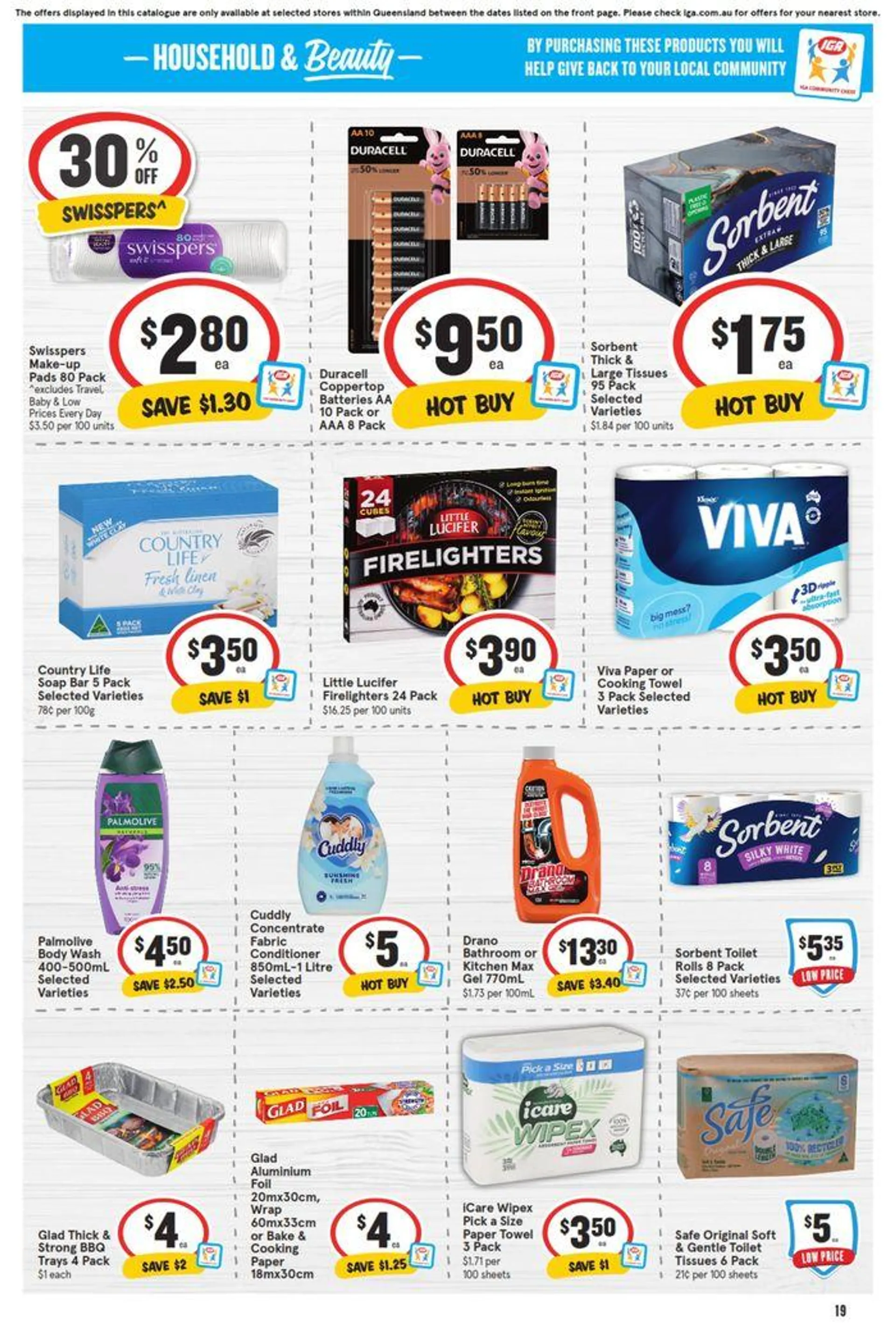 IGA - 1/2 Price - 17/07 - 19