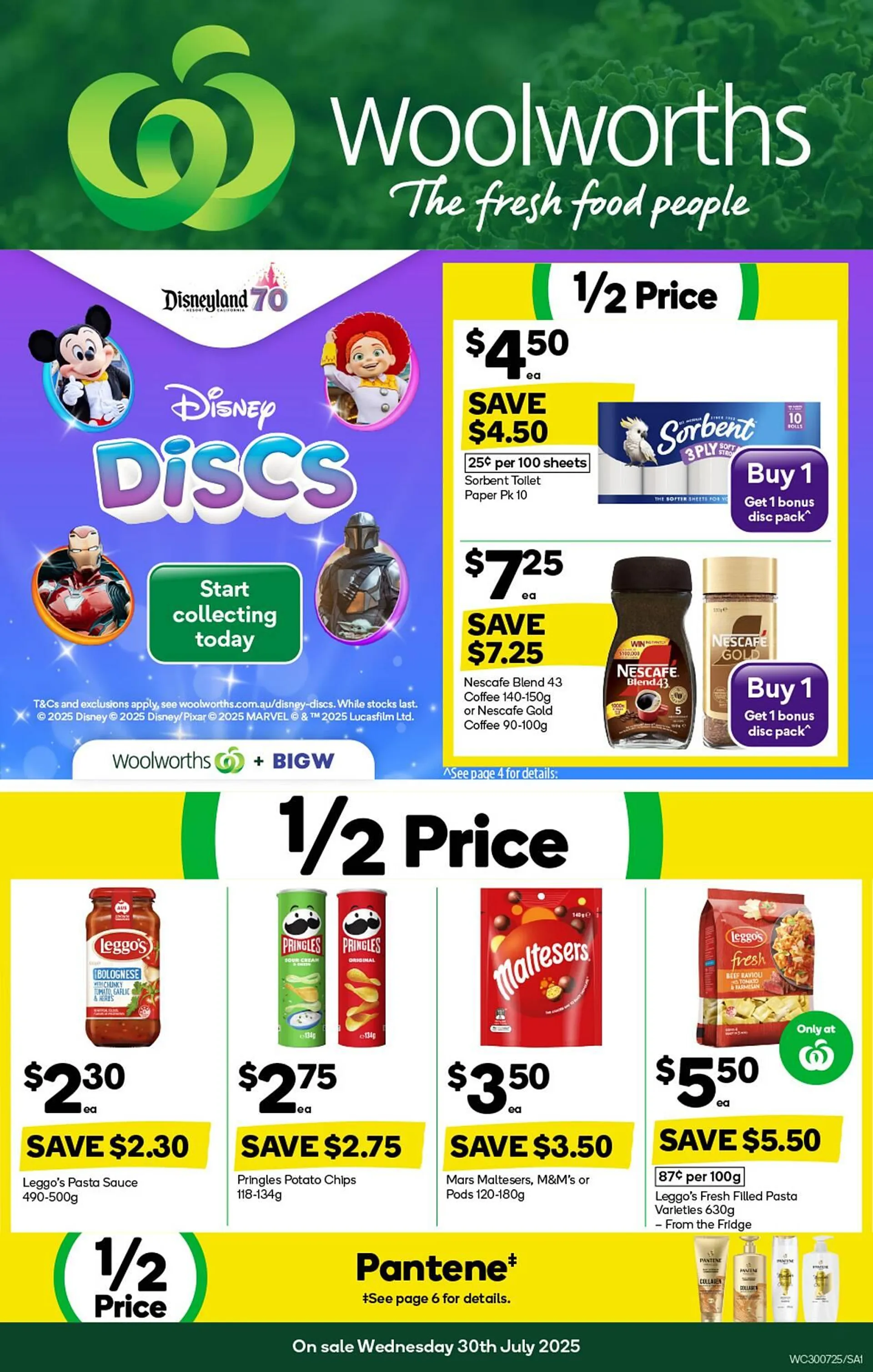 Woolworths catalogue - Catalogue valid from 30 July to 5 August 2025 - page 1