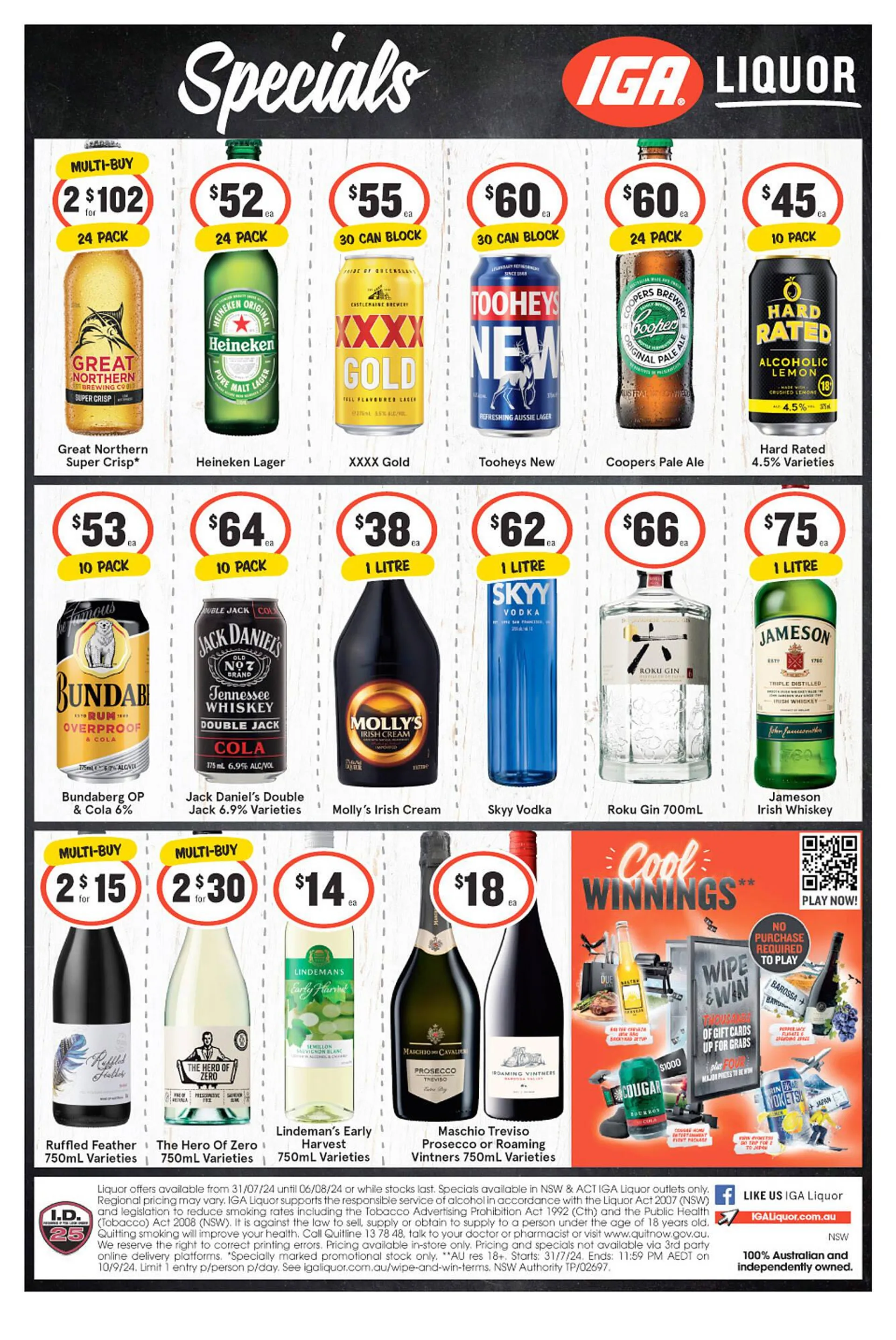 IGA Liquor catalogue - 1