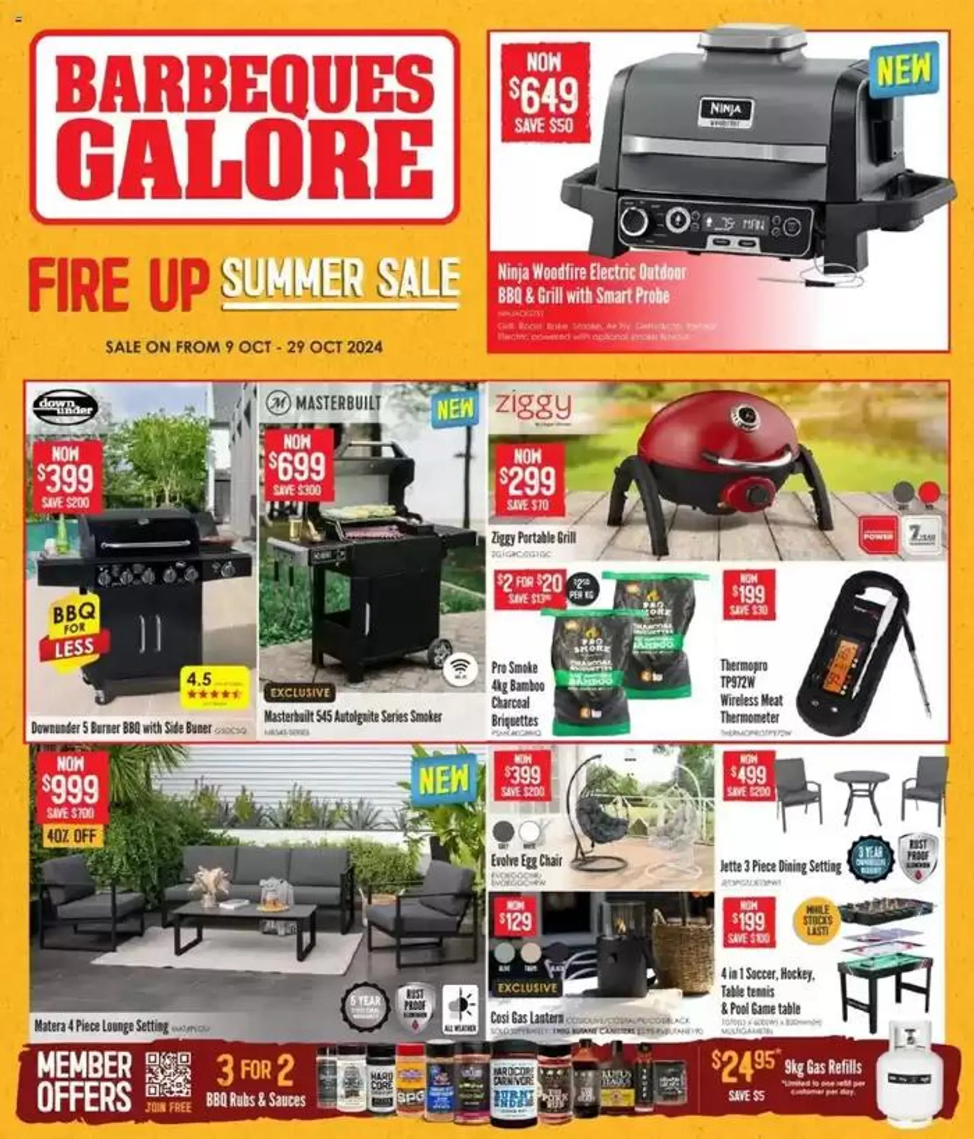 Fire Up Summer Sale - Catalogue valid from 10 October to 29 October 2024 - page 1