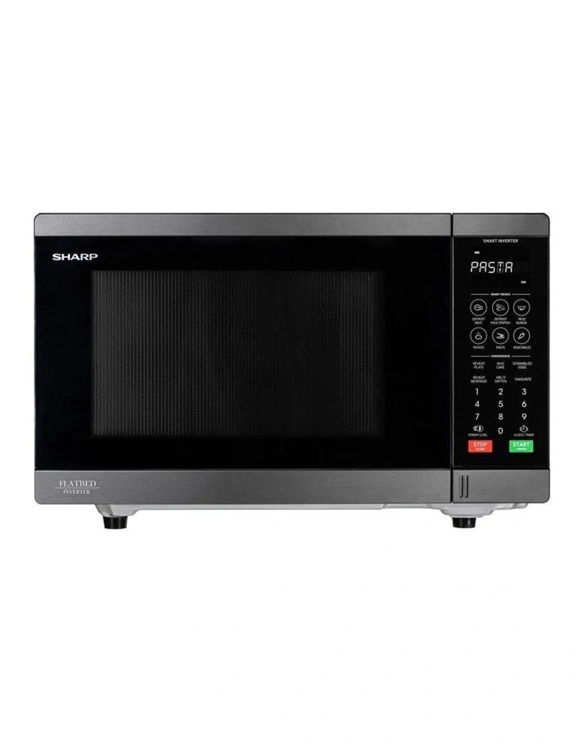 Flatbed Microwave Oven 1200W 32L SM327FHS in Stainless Steel