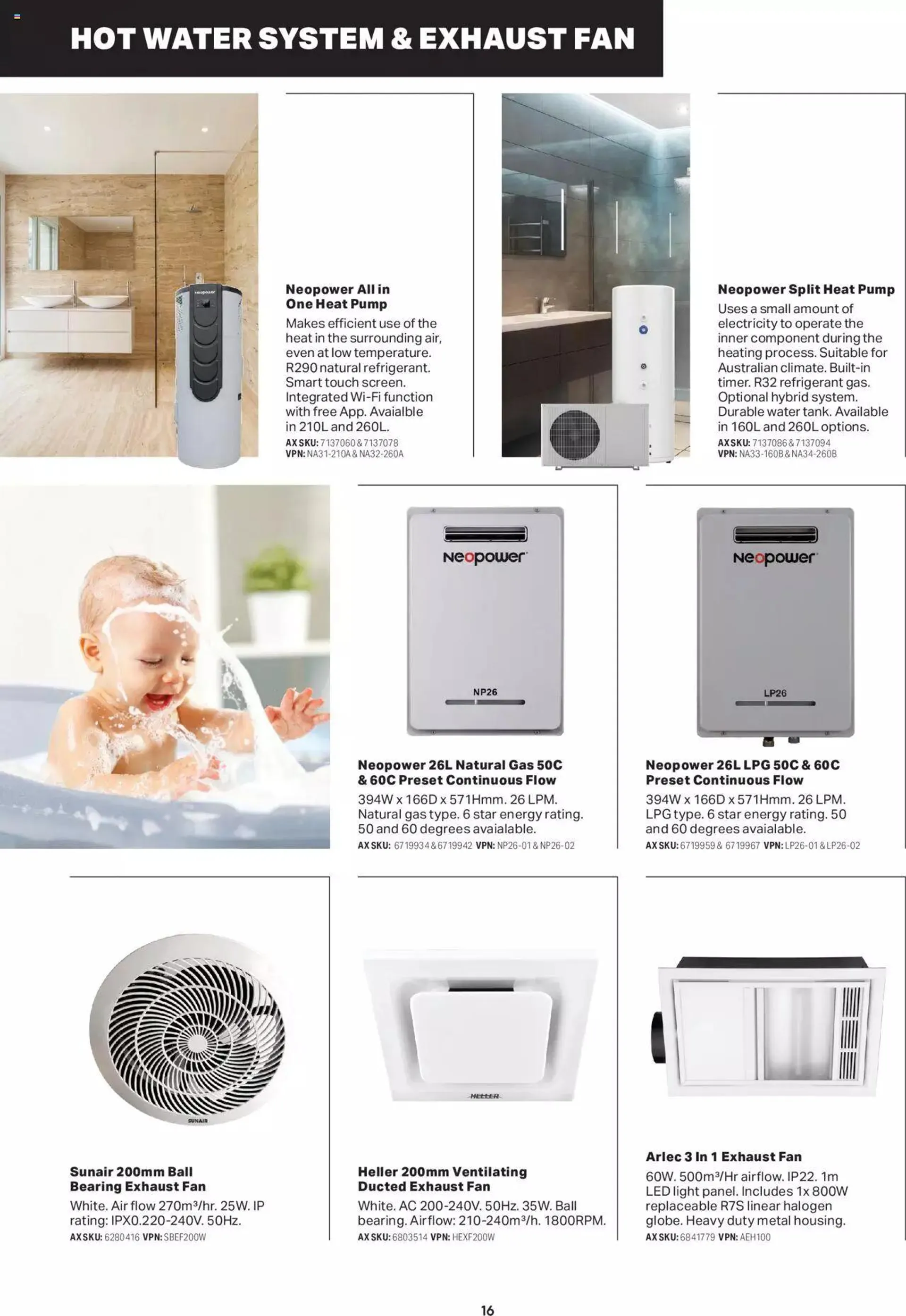 Mitre 10 Bathroom & Kitchen Selection Guide 2023 - Catalogue valid from 4 December to 31 December 2024 - page 16