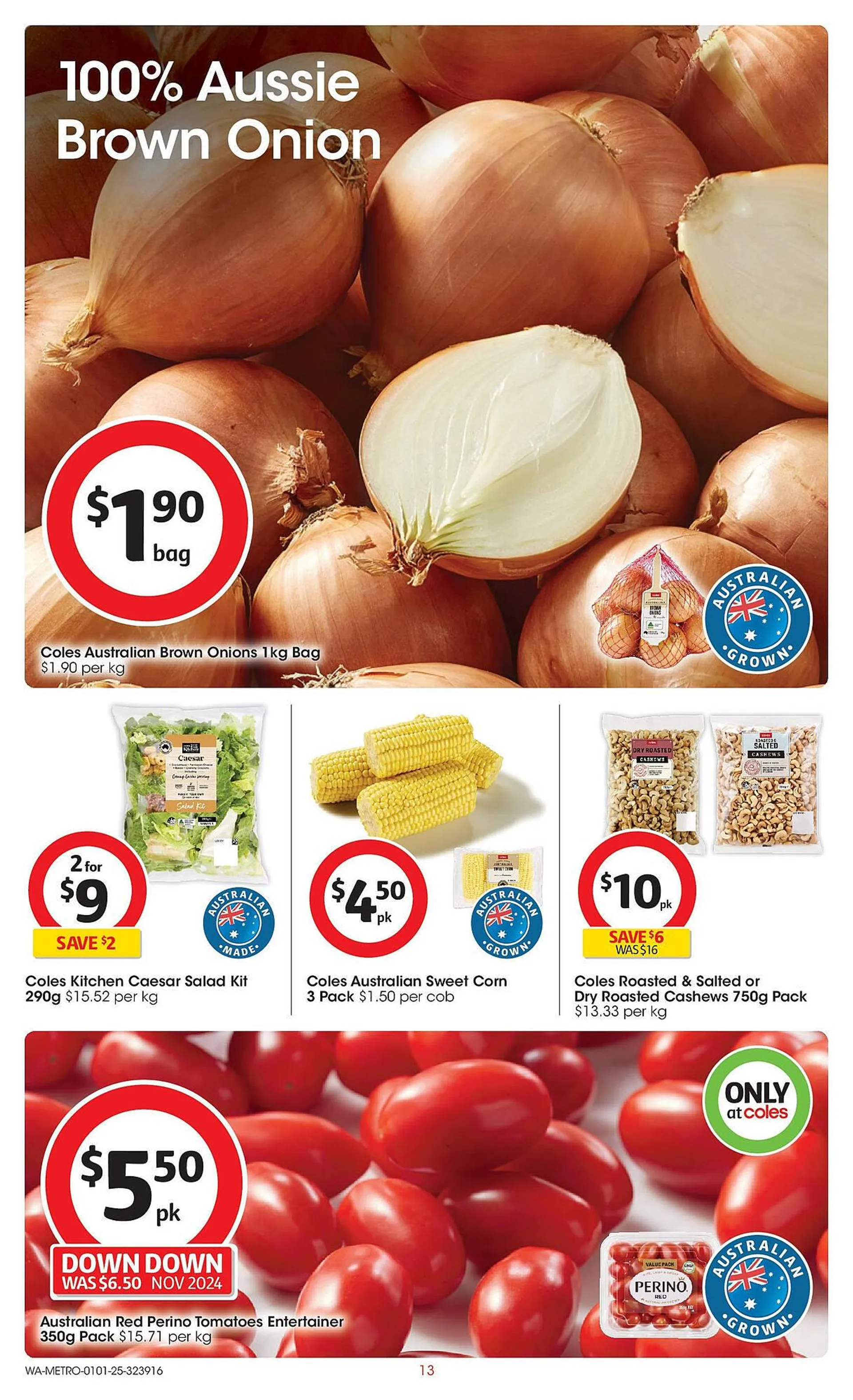 Coles catalogue - Catalogue valid from 31 December to 7 January 2025 - page 13