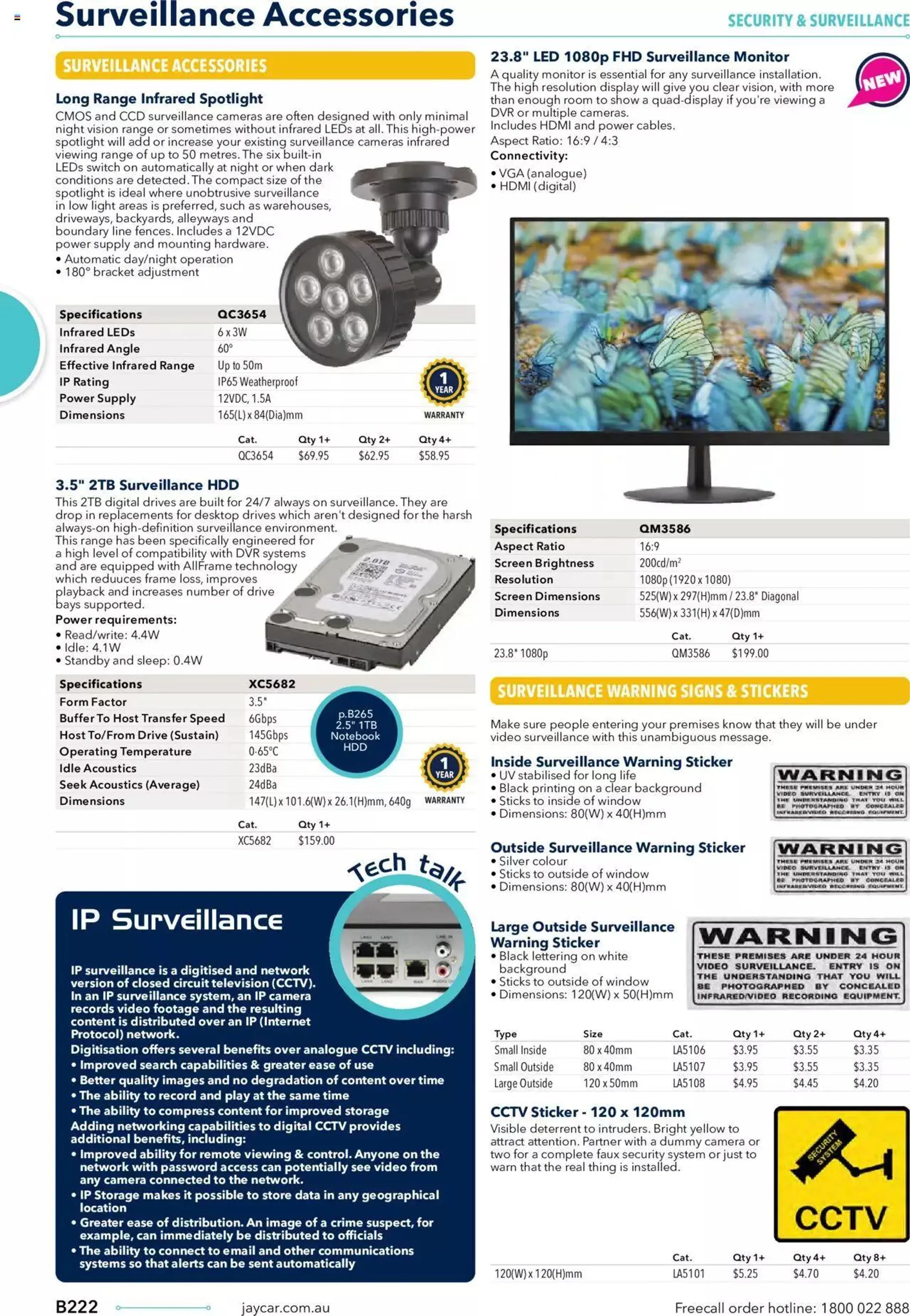 Jaycar Annual Engineering & Scientific Catalogue - Catalogue valid from 27 October to 31 December 2024 - page 222