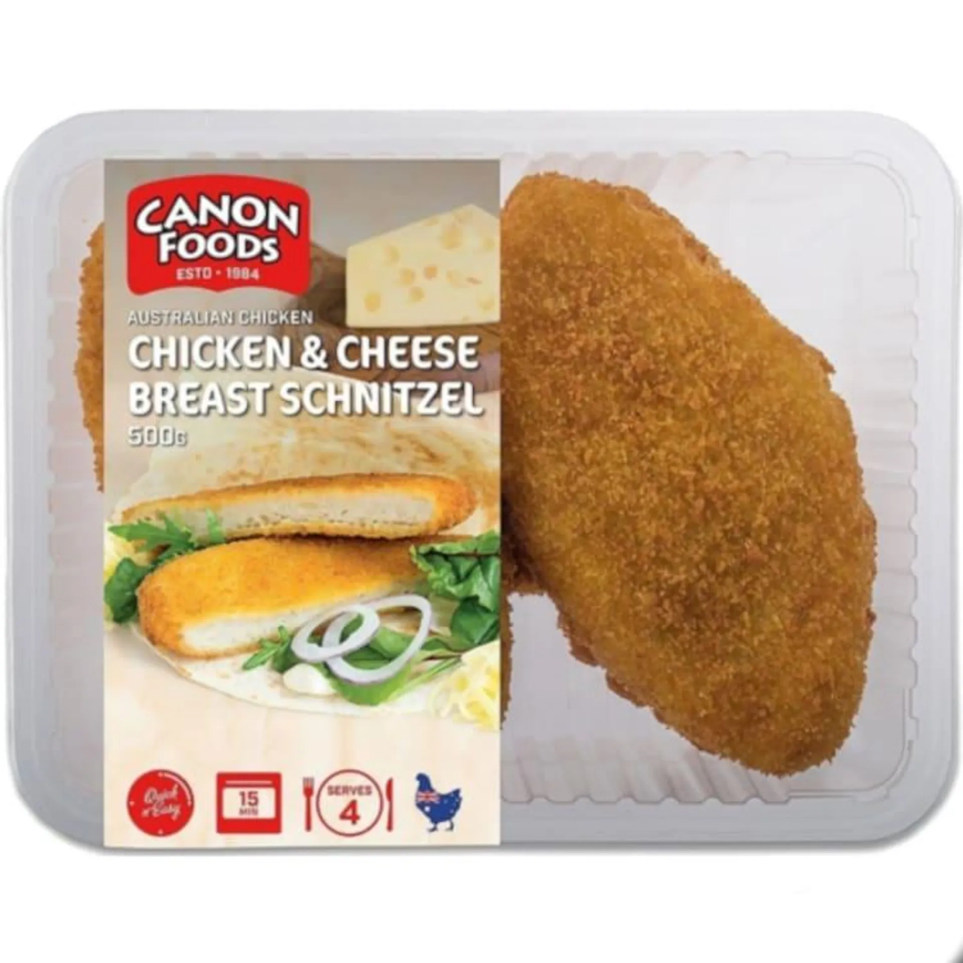 Canon Chicken Cheese Schnitzel