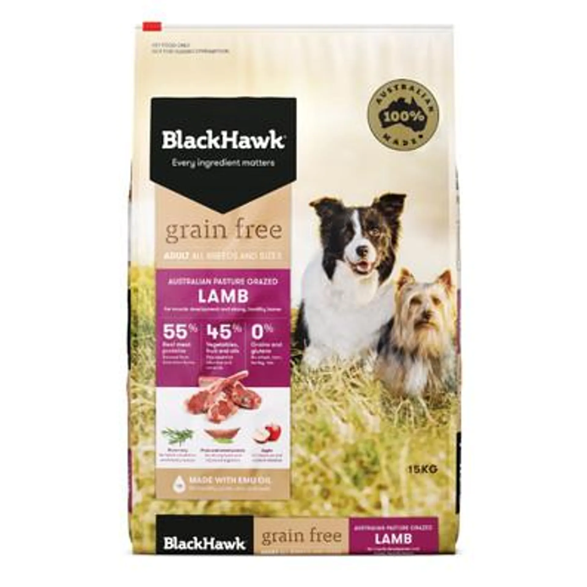 Black Hawk Grain Free Lamb Dry Adult Dog Food