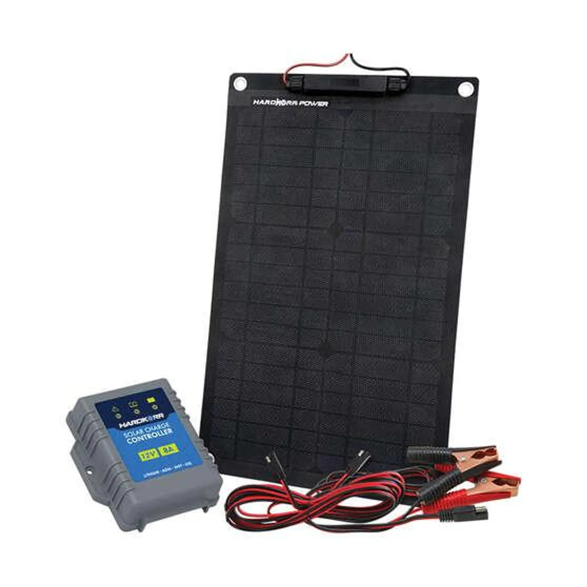 HardKorr 15W 12V Solar Trickle Charger