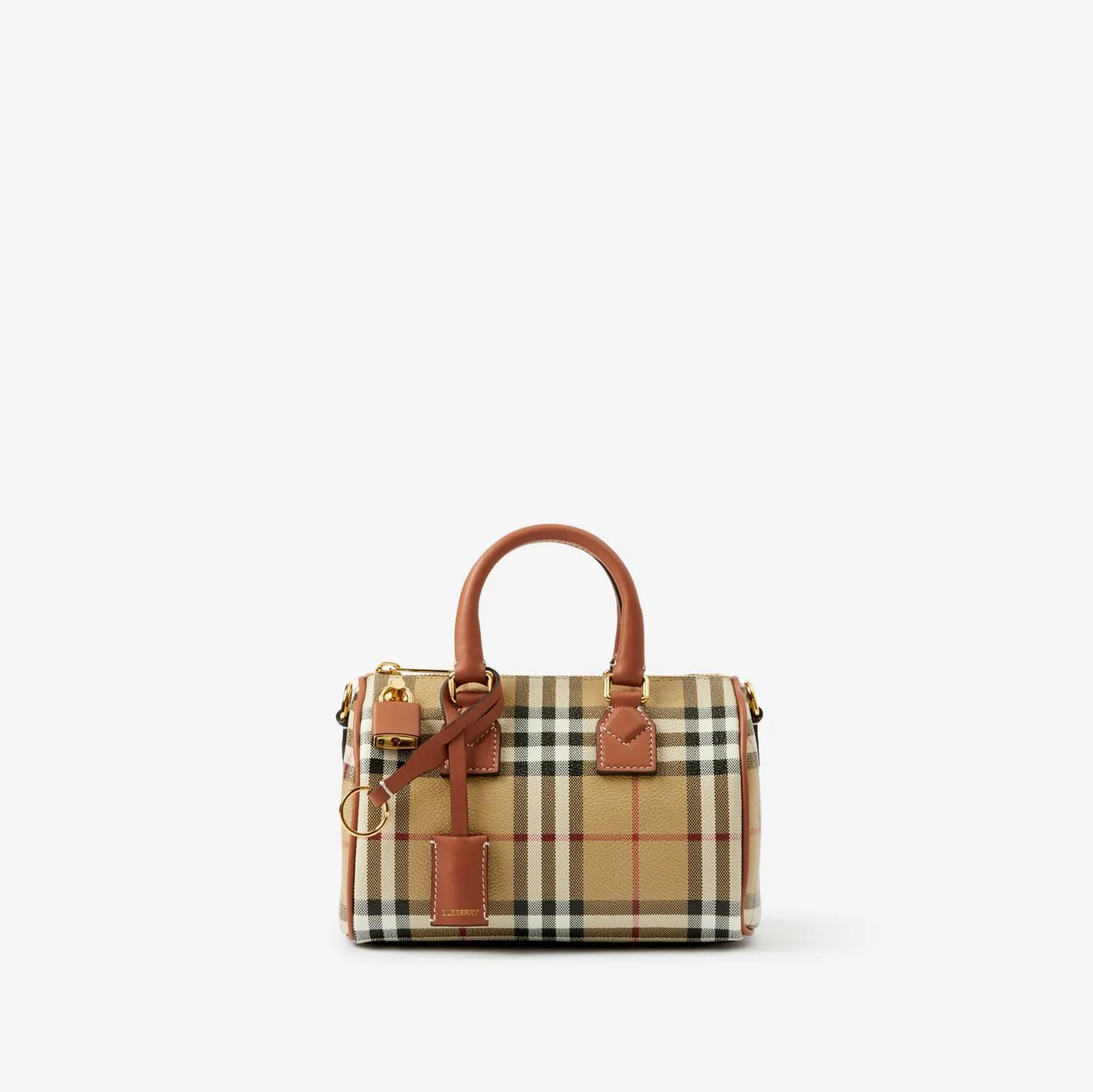 Mini Check Bowling Bag