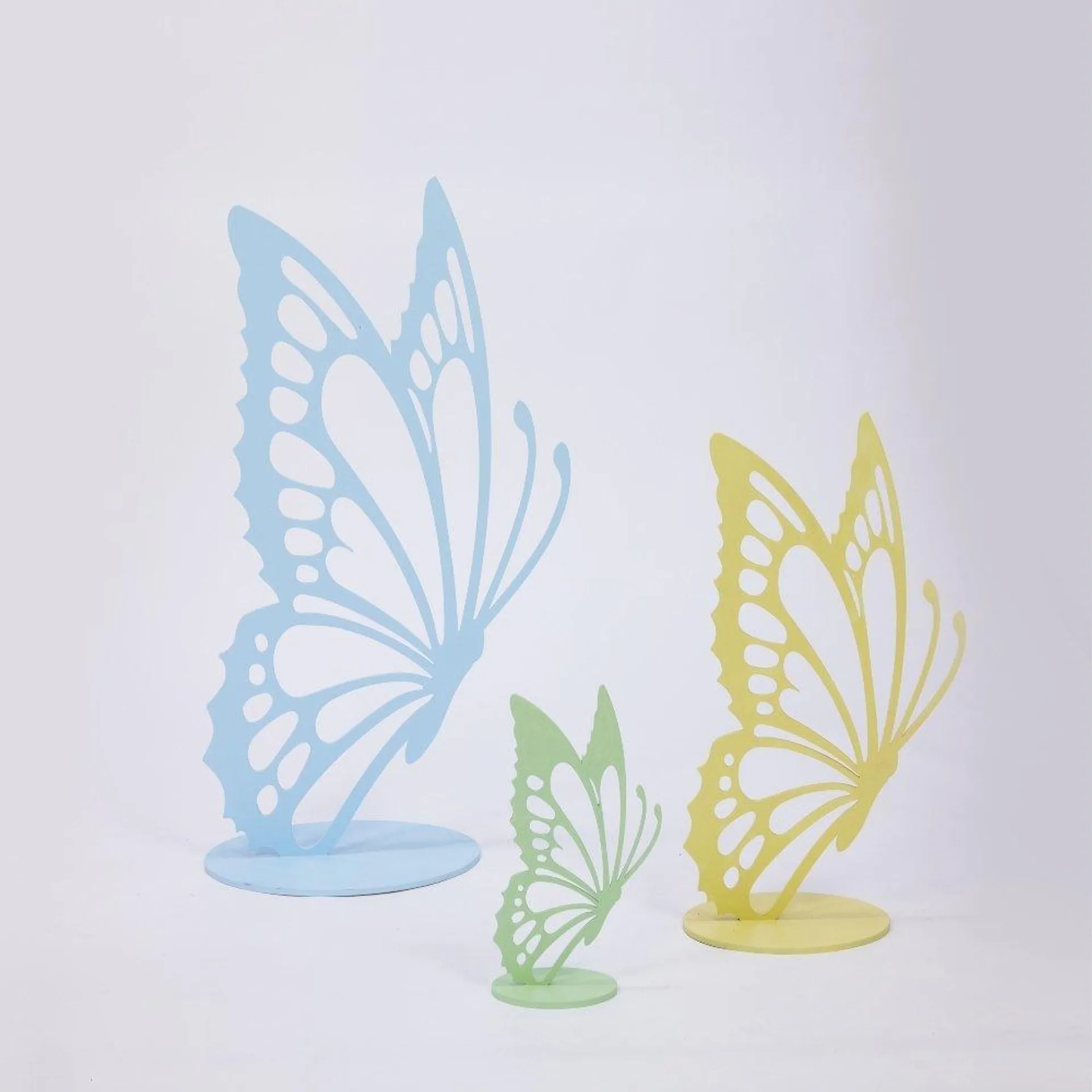 Butterfly Wooden Set of 3 Small HIRE Ea