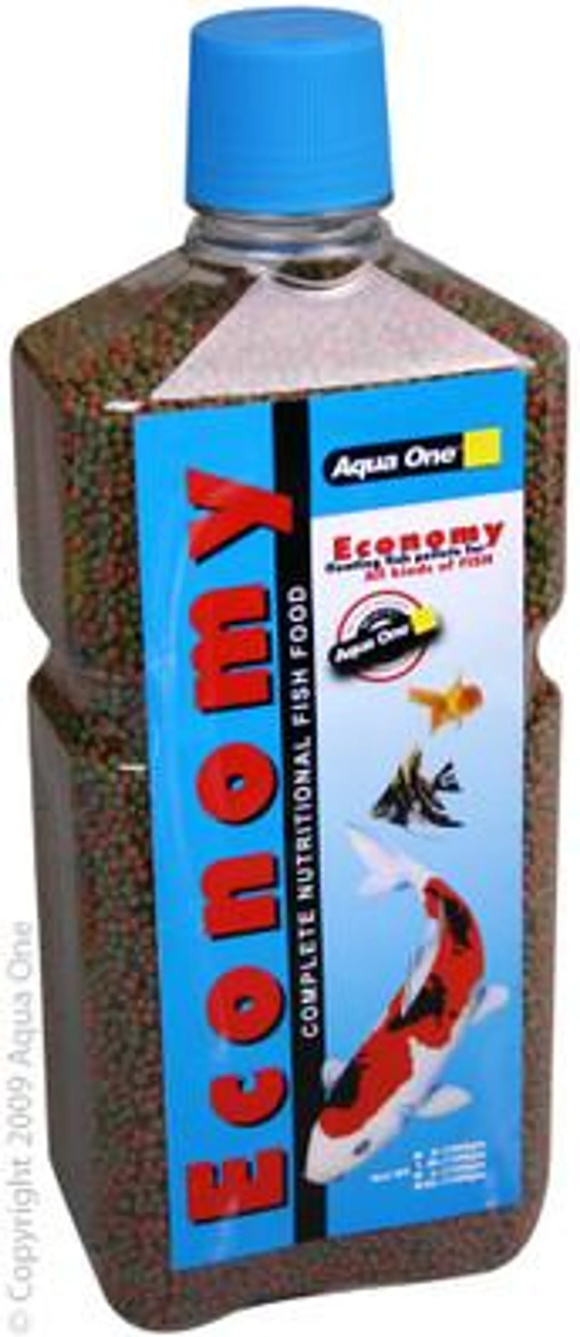 Aqua One Economy Pellet Fish Food 2mm (Bottle)