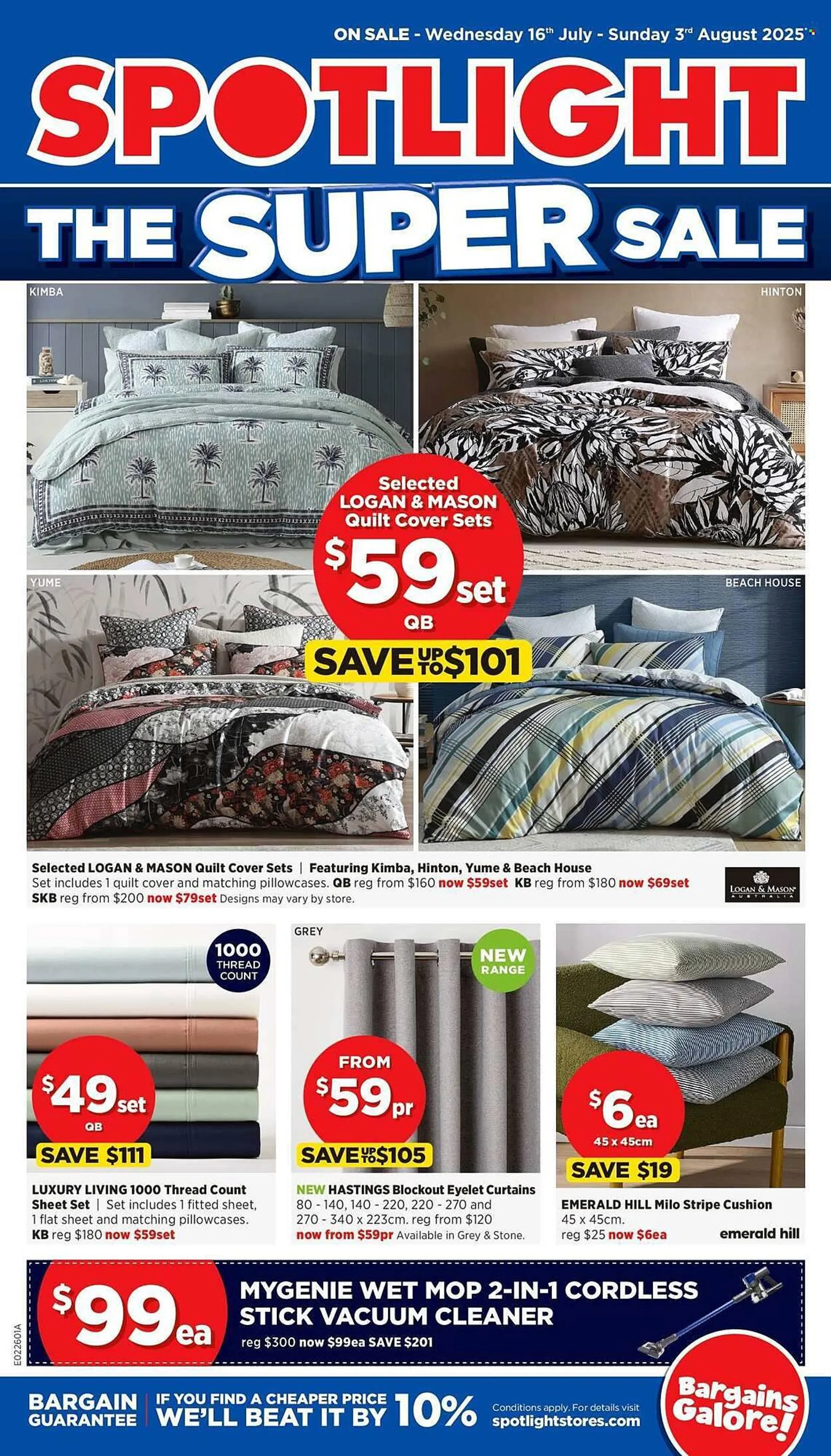 Spotlight catalogue - Catalogue valid from 16 July to 3 August 2025 - page 1