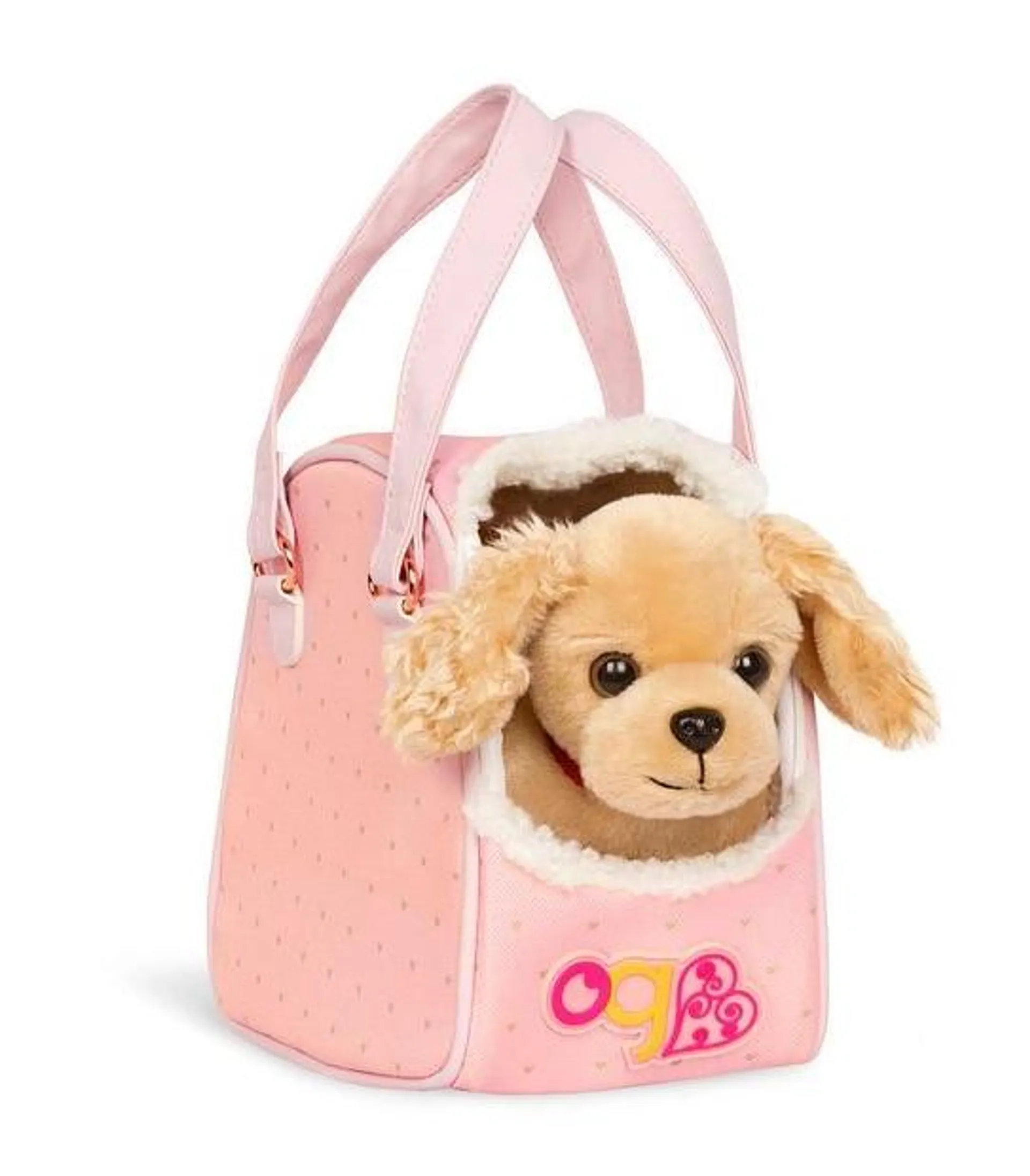 Our Generation Posable 15cm/6in Pup with Bag - Cocker Spaniel