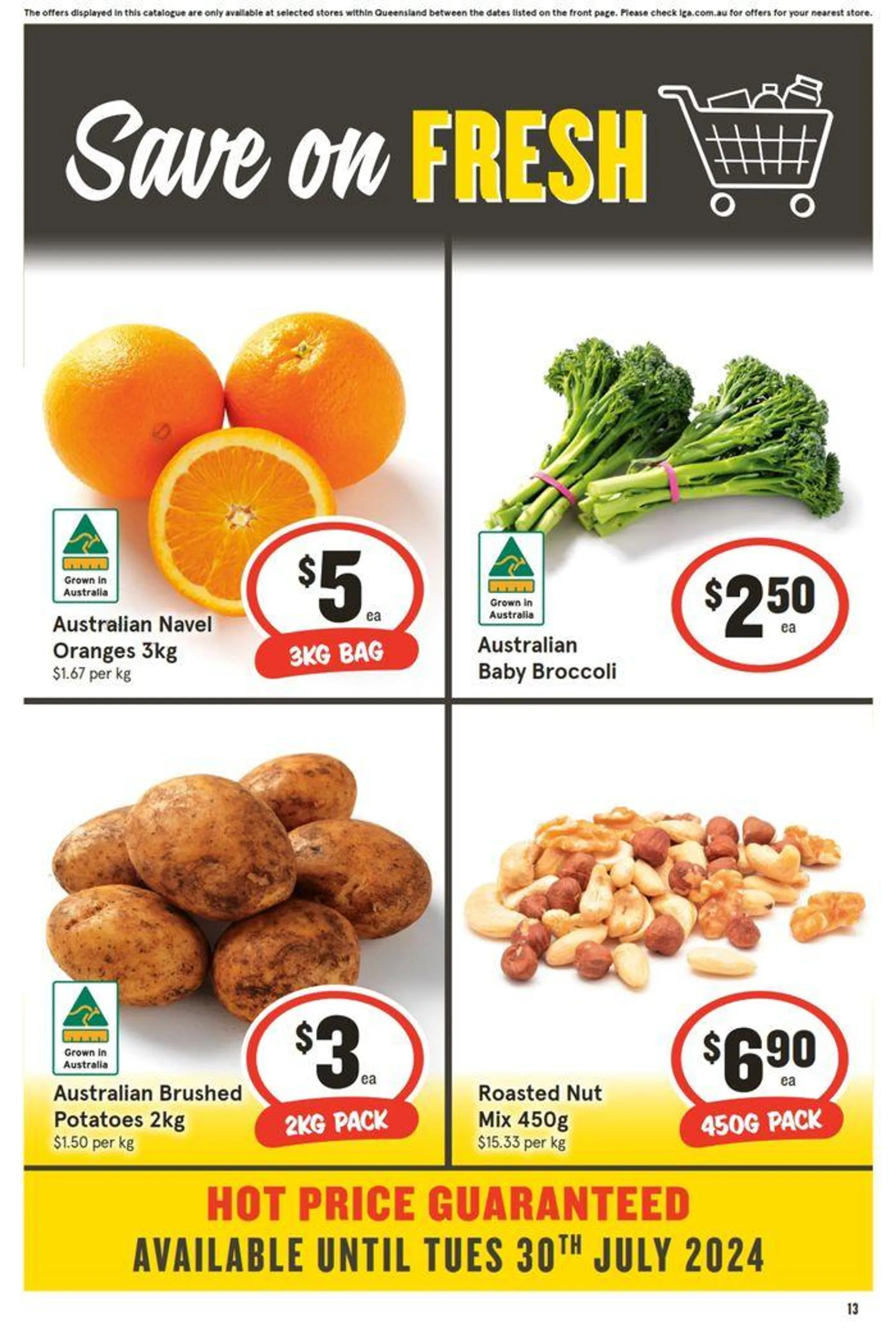 IGA - 1/2 Price - 03/07 - Catalogue valid from 3 July to 9 July 2024 - page 13