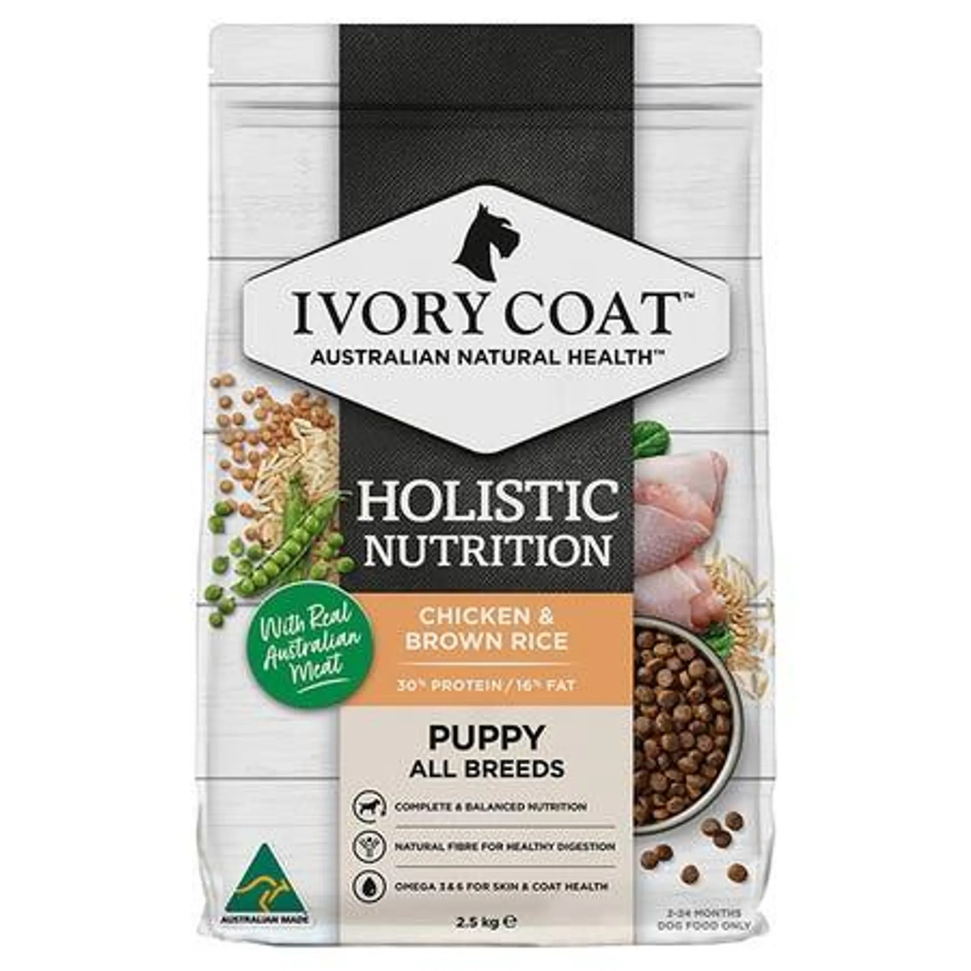 Ivory Coat Chicken & Brown Rice Puppy Dry Food