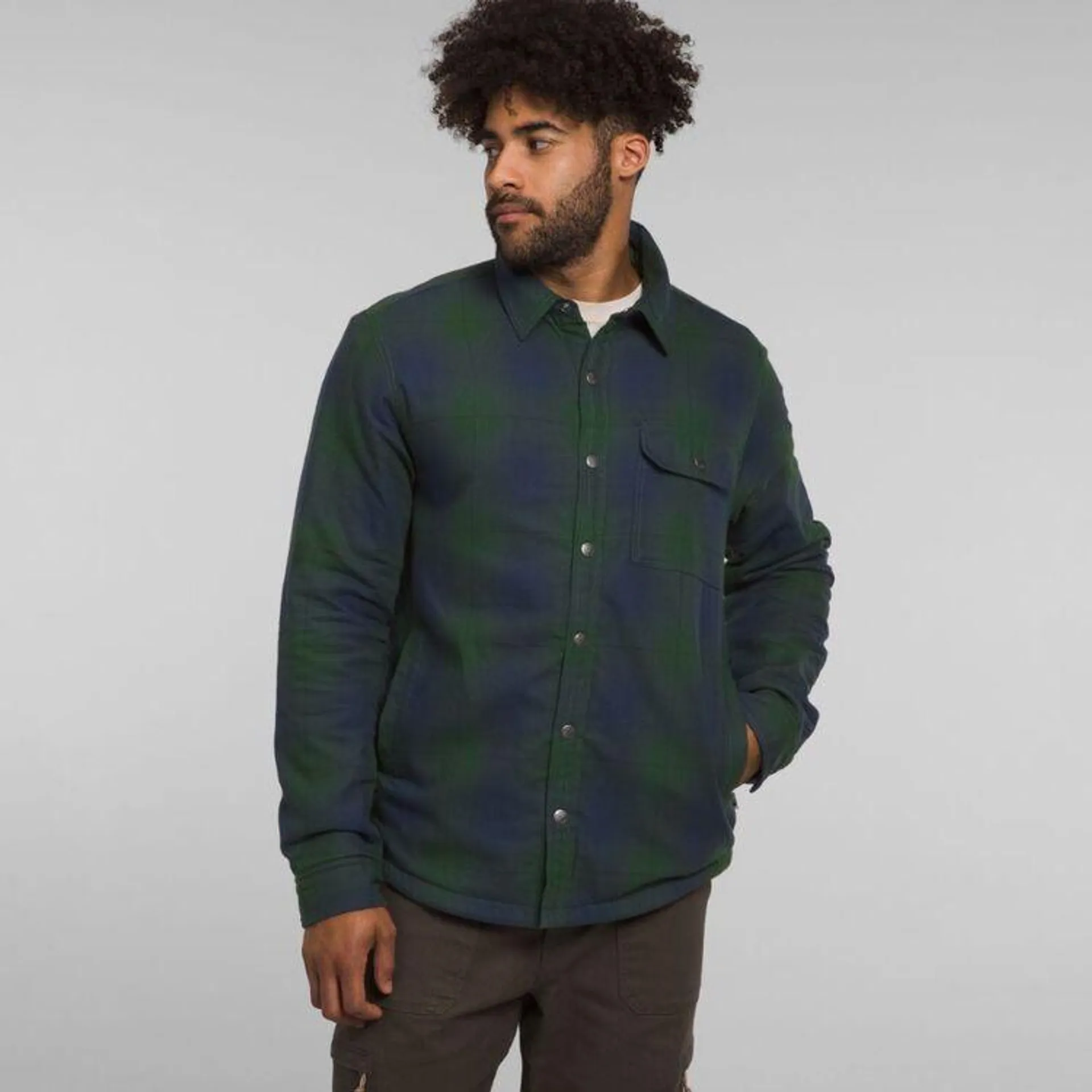 The North Face Men's Campshire Shirt Pine Medium / Shadow Plaid