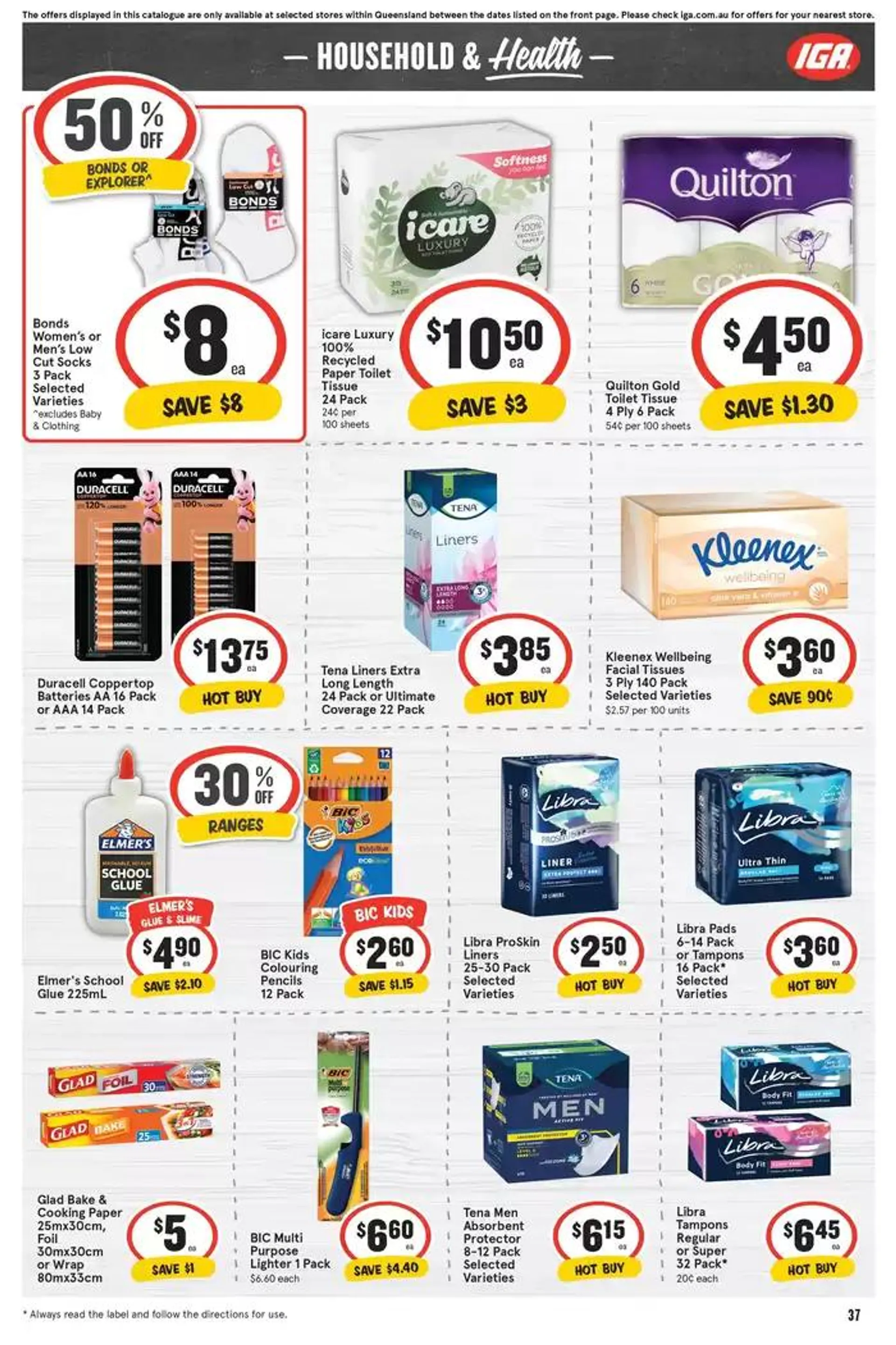 IGA - 1/2 Price - 25/09 - Catalogue valid from 25 September to 1 October 2024 - page 37